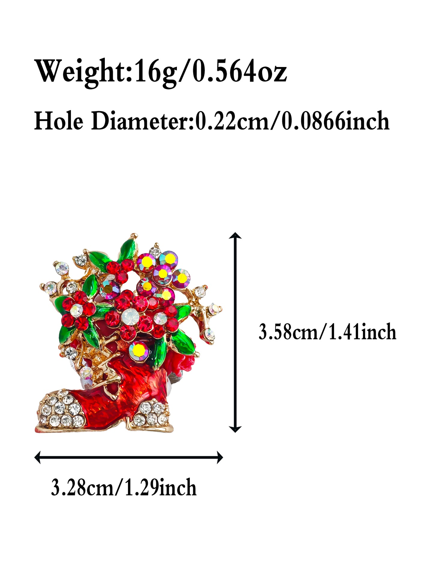 C52065 Metal Creative Christmas Boots, Beadable For Pens Bulk DIY Pens Making Kit Cute Christmas Beads For Crafts Assorted Bead Pens DIY Bead Pen For Office DIY Supplies Gift
