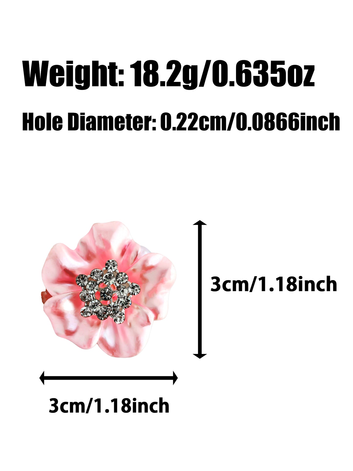 C52109 Metal Creative Luxury Petite Floral Jewelry Suitable For DIY Bracelet, Necklace, Keychain, Durable Jewelry Making Supplies, DIY Pens, Phonechains