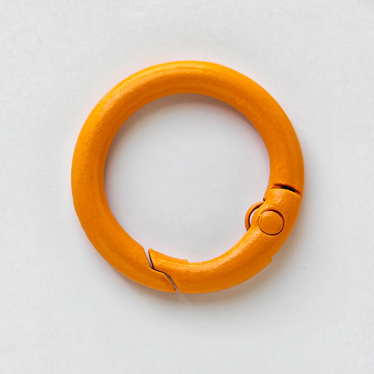 AAKey Rings Fashionable Alloy Colored Electroplated Round Ring Open Spring Clip Lobster Clasp DIY Keychain Bag Hook Mobile Phone Chain Connector, Suitable For Handmade Crafts