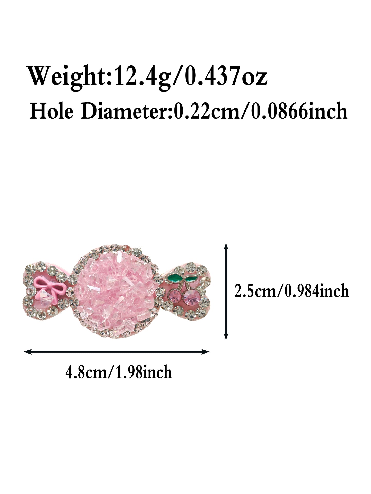 C52051 ,Diamond Candy, Cute candies are suitable for sweet and shiny girls,Suitable For Bead Pens, Mobile Phone Pendants, Key Chains And Bags DIY Jewelry Craft Accessories