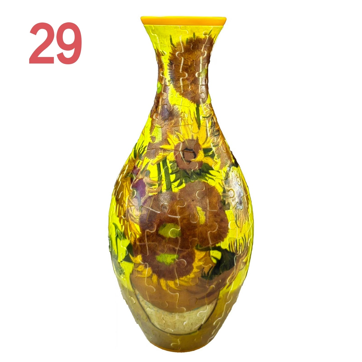 3D Puzzles Vase for Adults, Crafts for Adults, 160 Pieces Plastic DIY Unique Flower Vase , House Warming Gift Birthday Gifts for Flower Arrangements and Home Decor