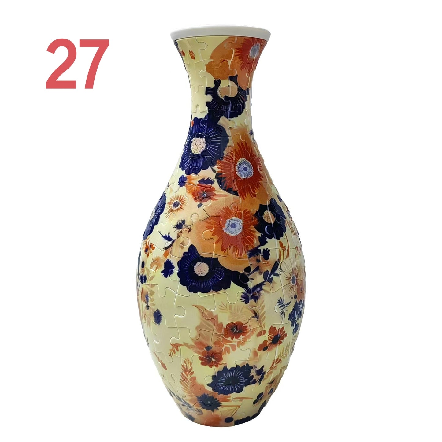 3D Puzzles Vase for Adults, Crafts for Adults, 160 Pieces Plastic DIY Unique Flower Vase , House Warming Gift Birthday Gifts for Flower Arrangements and Home Decor