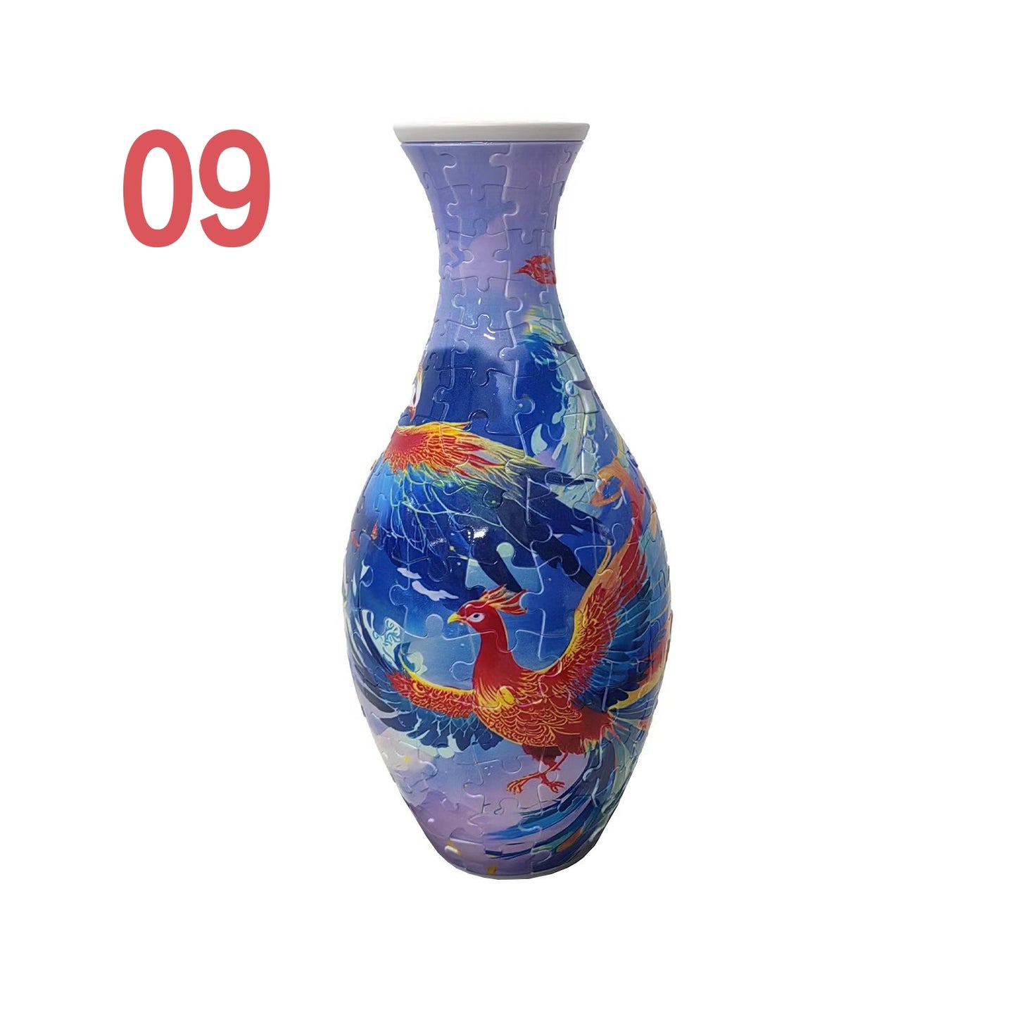 3D Puzzles Vase for Adults, Crafts for Adults, 160 Pieces Plastic DIY Unique Flower Vase , House Warming Gift Birthday Gifts for Flower Arrangements and Home Decor