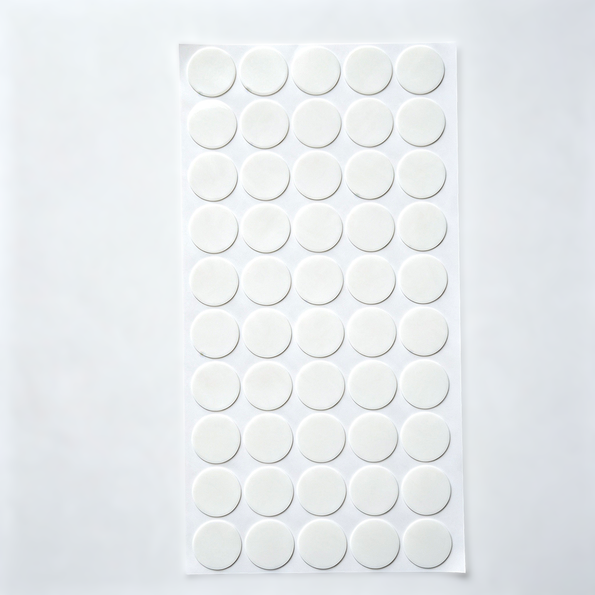 AA0213 20mm High Tack Residue-Free Nano Glue Dots, 50 Dots Per Sheet Clear Round Acrylic Double Sided Tape for Figures & Ornaments