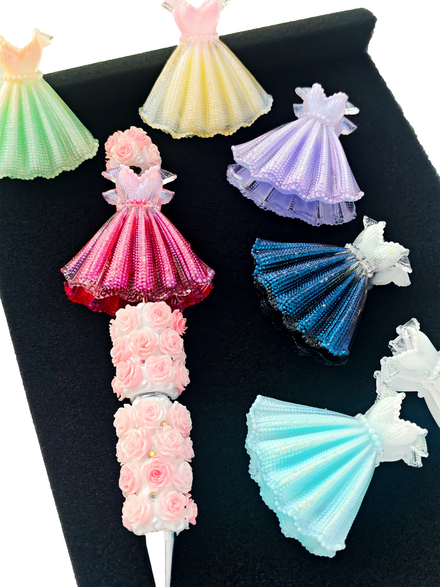 C52053 Fancy beads,Luminous dress   Suitable For Bead Pens, Mobile Phone Pendants, Key Chains And Bags DIY Jewelry Craft Accessories