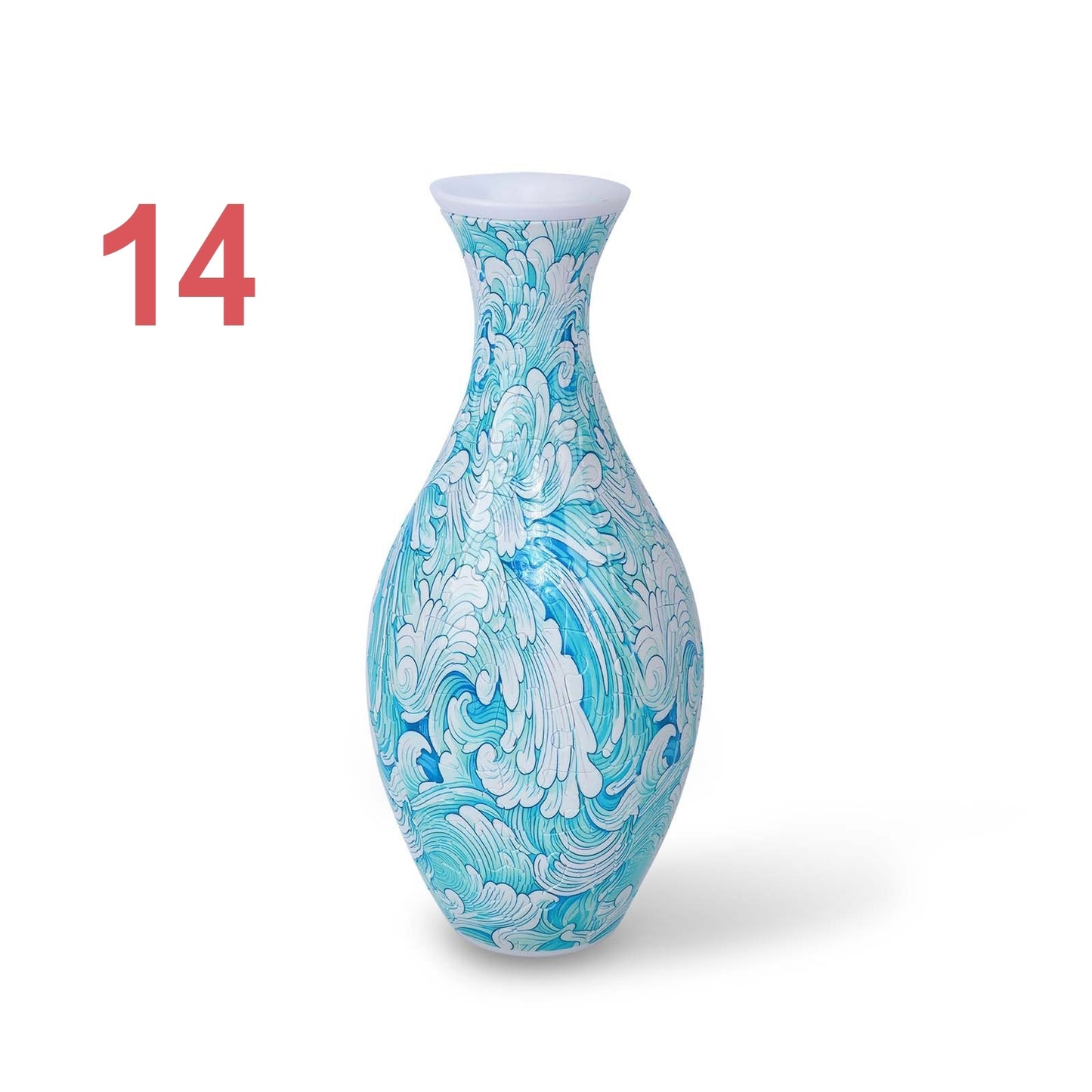 3D Puzzles Vase for Adults, Crafts for Adults, 160 Pieces Plastic DIY Unique Flower Vase , House Warming Gift Birthday Gifts for Flower Arrangements and Home Decor