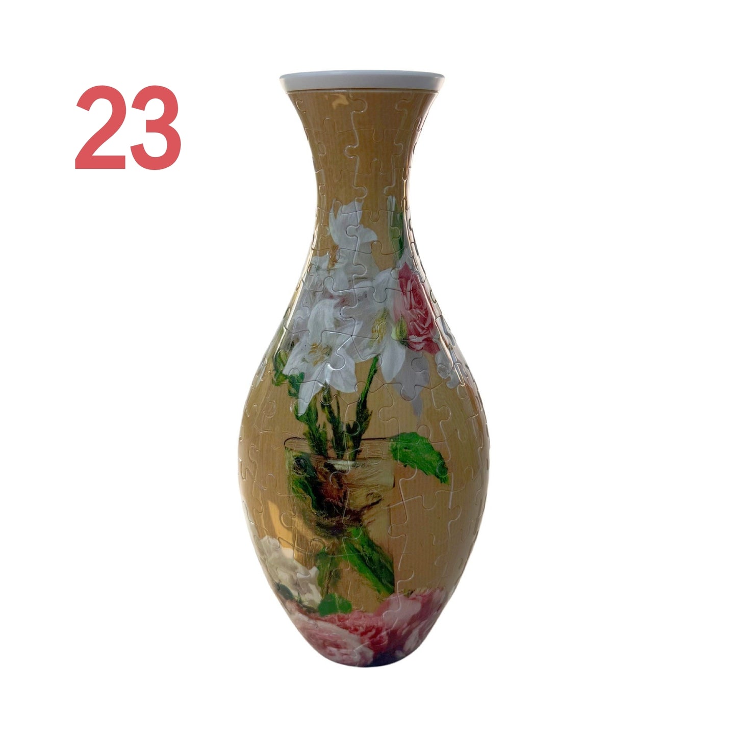 3D Puzzles Vase for Adults, Crafts for Adults, 160 Pieces Plastic DIY Unique Flower Vase , House Warming Gift Birthday Gifts for Flower Arrangements and Home Decor
