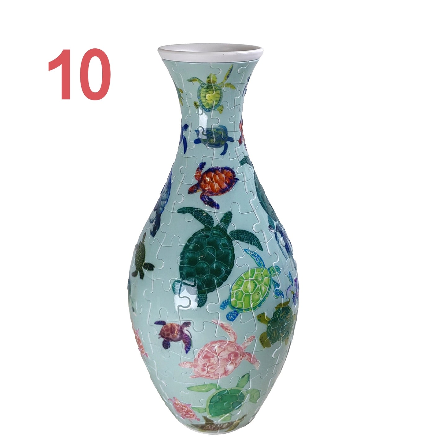 3D Puzzles Vase for Adults, Crafts for Adults, 160 Pieces Plastic DIY Unique Flower Vase , House Warming Gift Birthday Gifts for Flower Arrangements and Home Decor