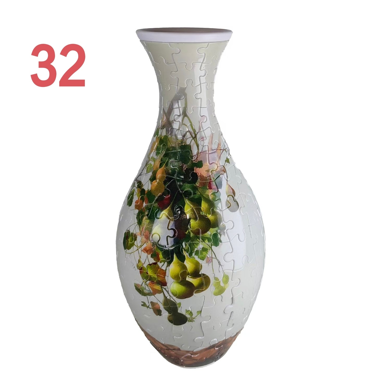 3D Puzzles Vase for Adults, Crafts for Adults, 160 Pieces Plastic DIY Unique Flower Vase , House Warming Gift Birthday Gifts for Flower Arrangements and Home Decor