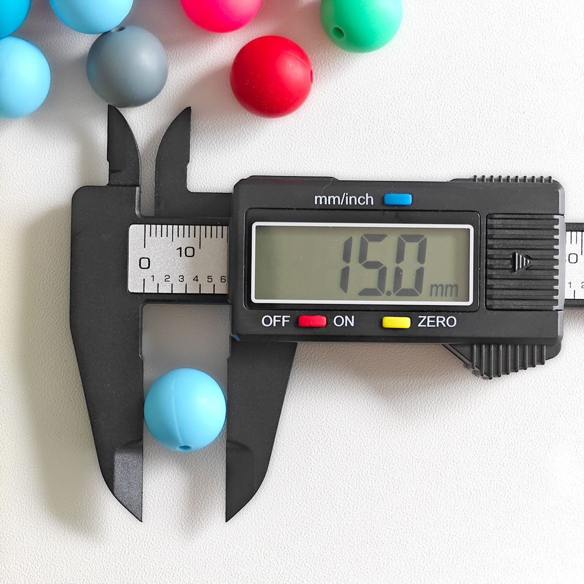 AA0140  40pcs/Set Soft Silicone Beads For Keychain Making colors Silicone Beads Bulk Round Bead Round Silicone Beads Loose Spacer Bead For Keychain Jewelry Accessories DIY Craft