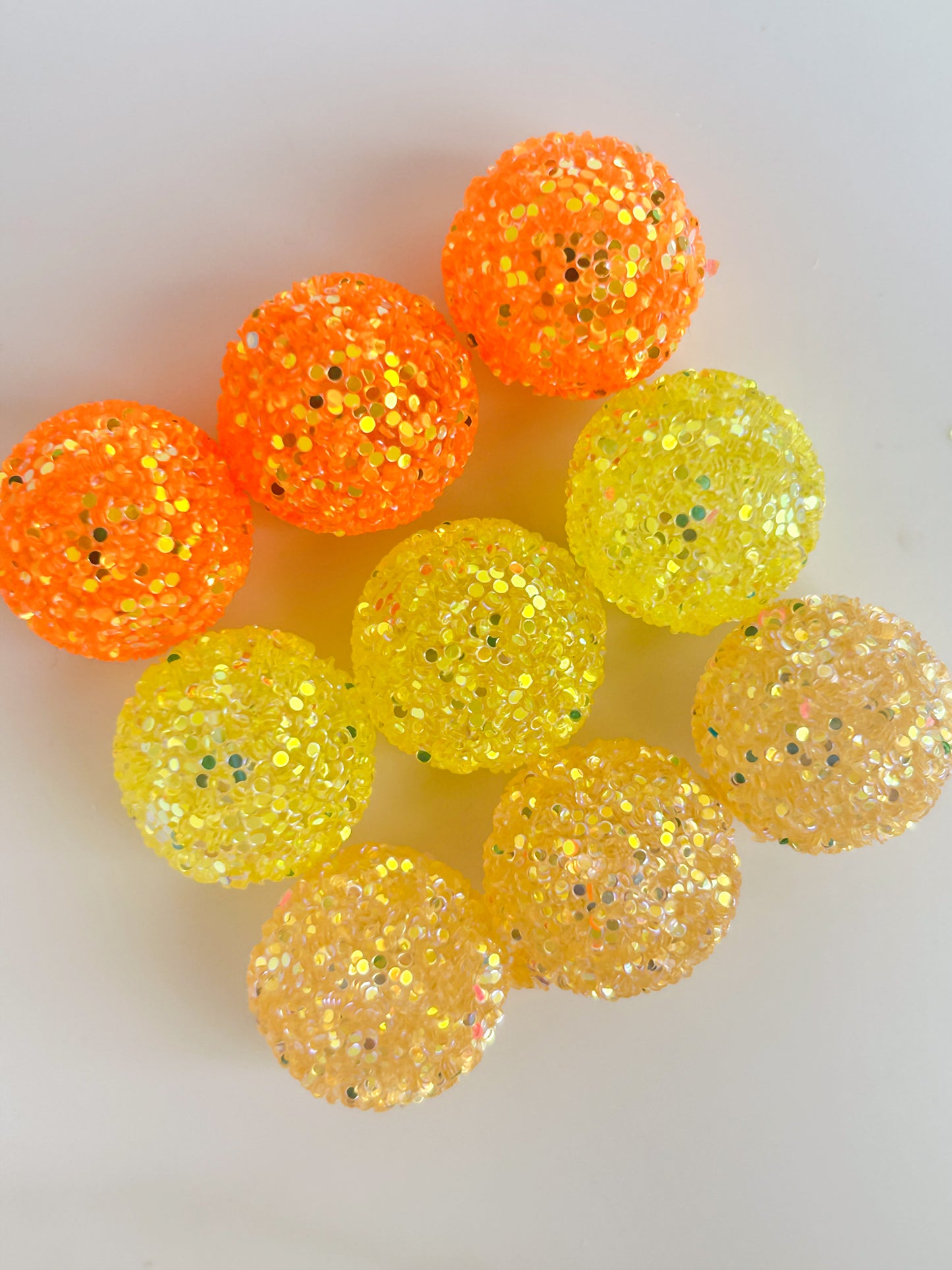 C52030 Wholesales Price Cheap Summer DIY 20mm  Gumball Sequin Rhinestone Resin Ball Sugar Beads For Beadable Pen Chunky Bubblegum Necklace Bracelet Jewelry