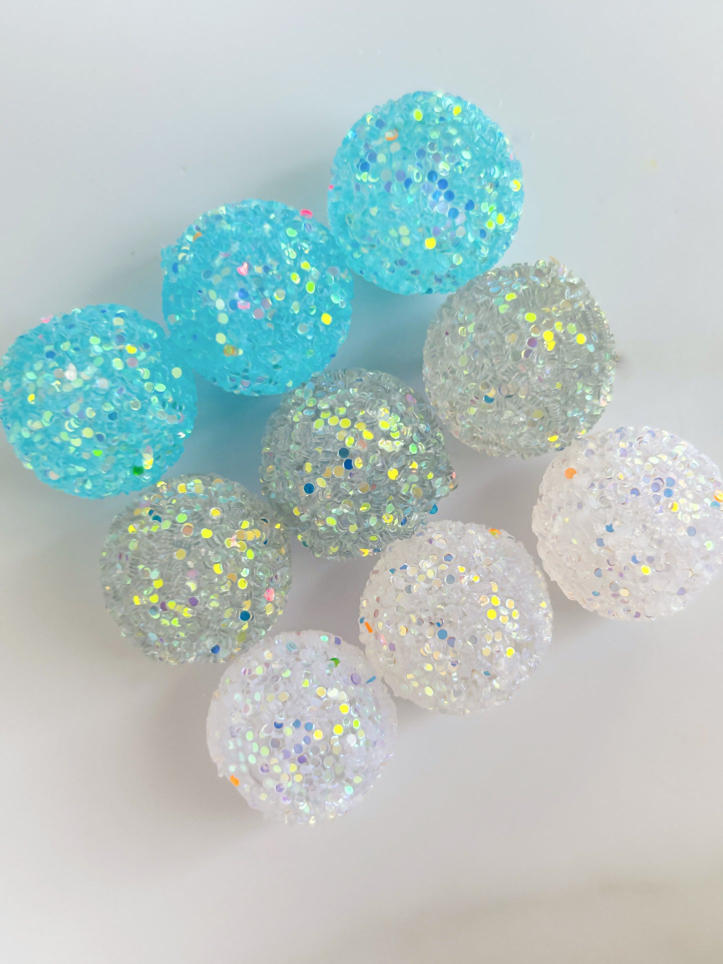 C52030 Wholesales Price Cheap Summer DIY 20mm  Gumball Sequin Rhinestone Resin Ball Sugar Beads For Beadable Pen Chunky Bubblegum Necklace Bracelet Jewelry