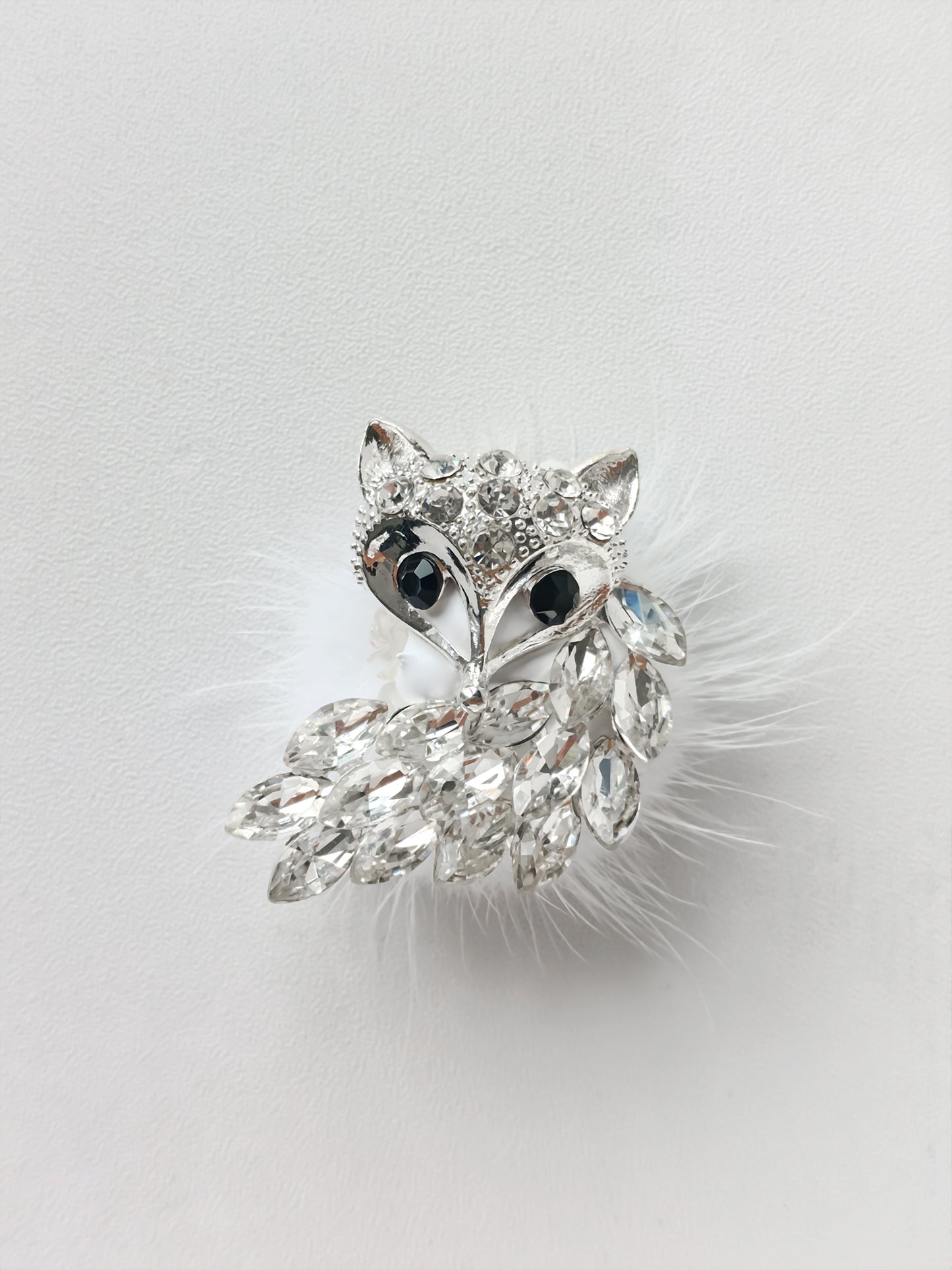 C52052 Fancy Diamond Fox Suitable For Bead Pens, Mobile Phone Pendants, Key Chains And Bags DIY Jewelry Craft Accessories