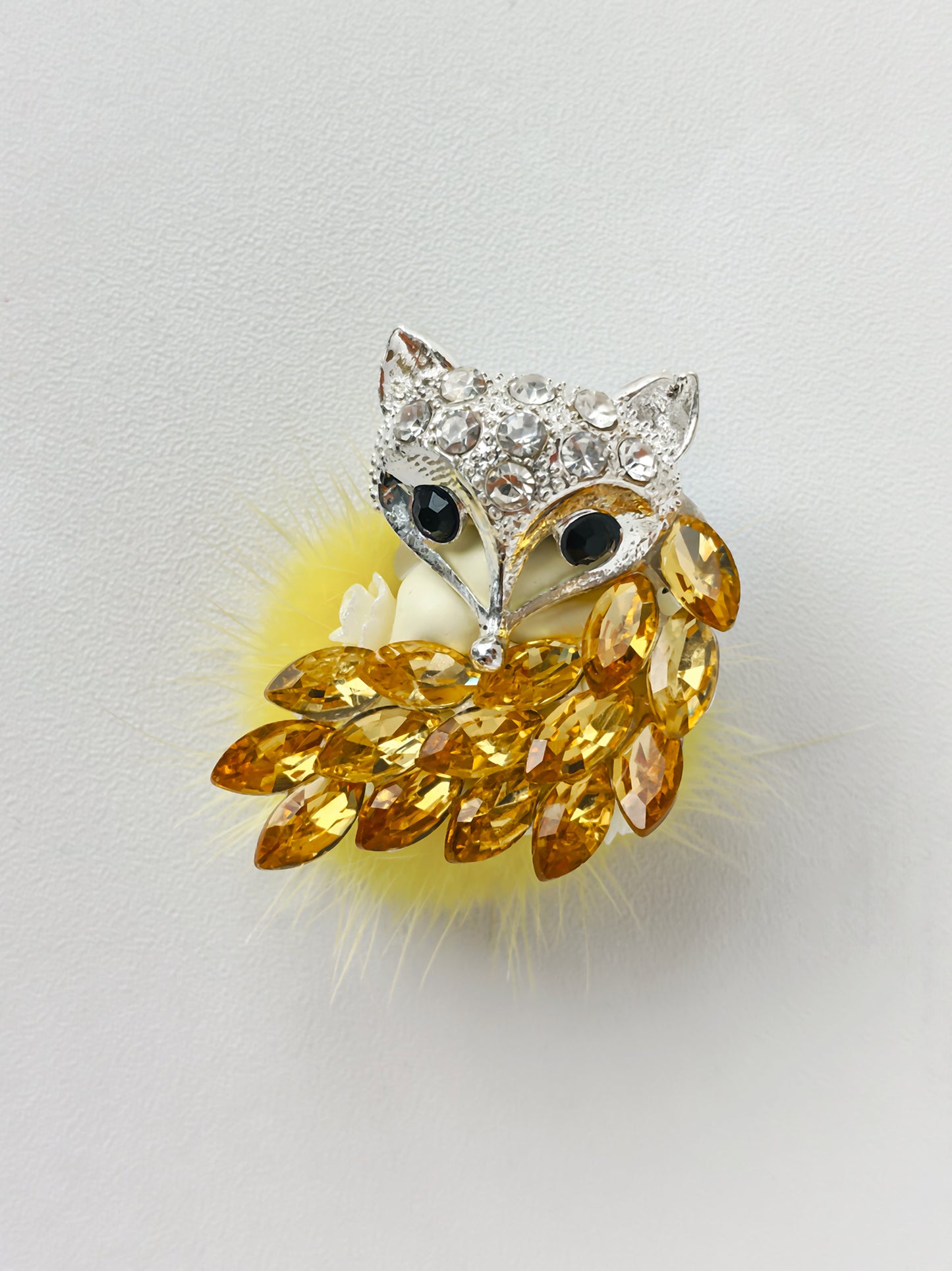 C52052 Fancy Diamond Fox Suitable For Bead Pens, Mobile Phone Pendants, Key Chains And Bags DIY Jewelry Craft Accessories