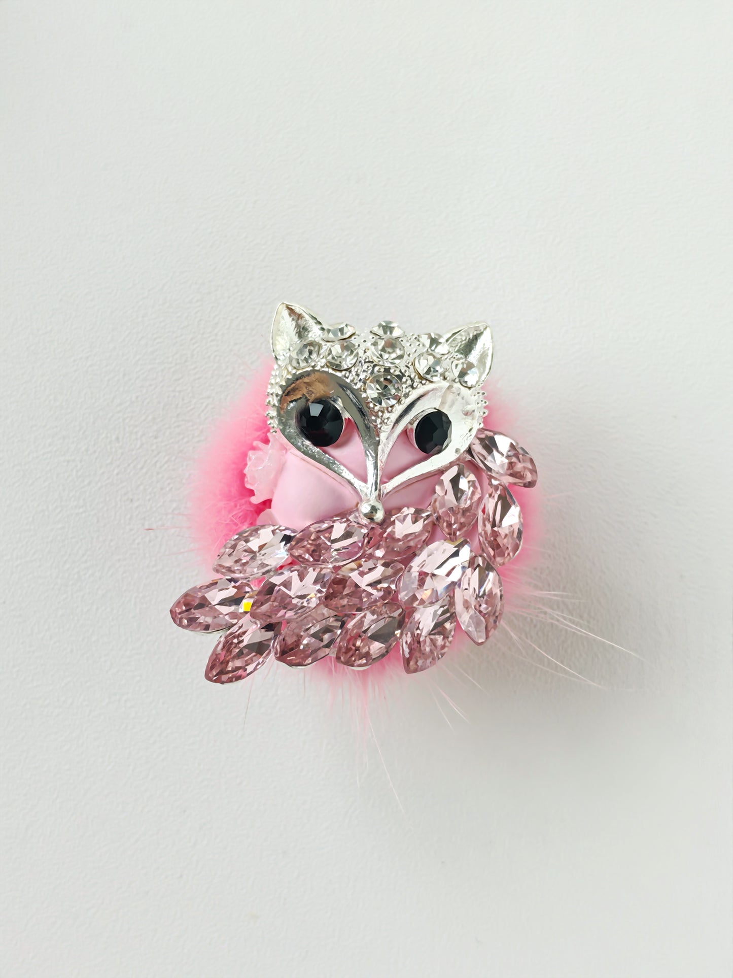 C52052 Fancy Diamond Fox Suitable For Bead Pens, Mobile Phone Pendants, Key Chains And Bags DIY Jewelry Craft Accessories