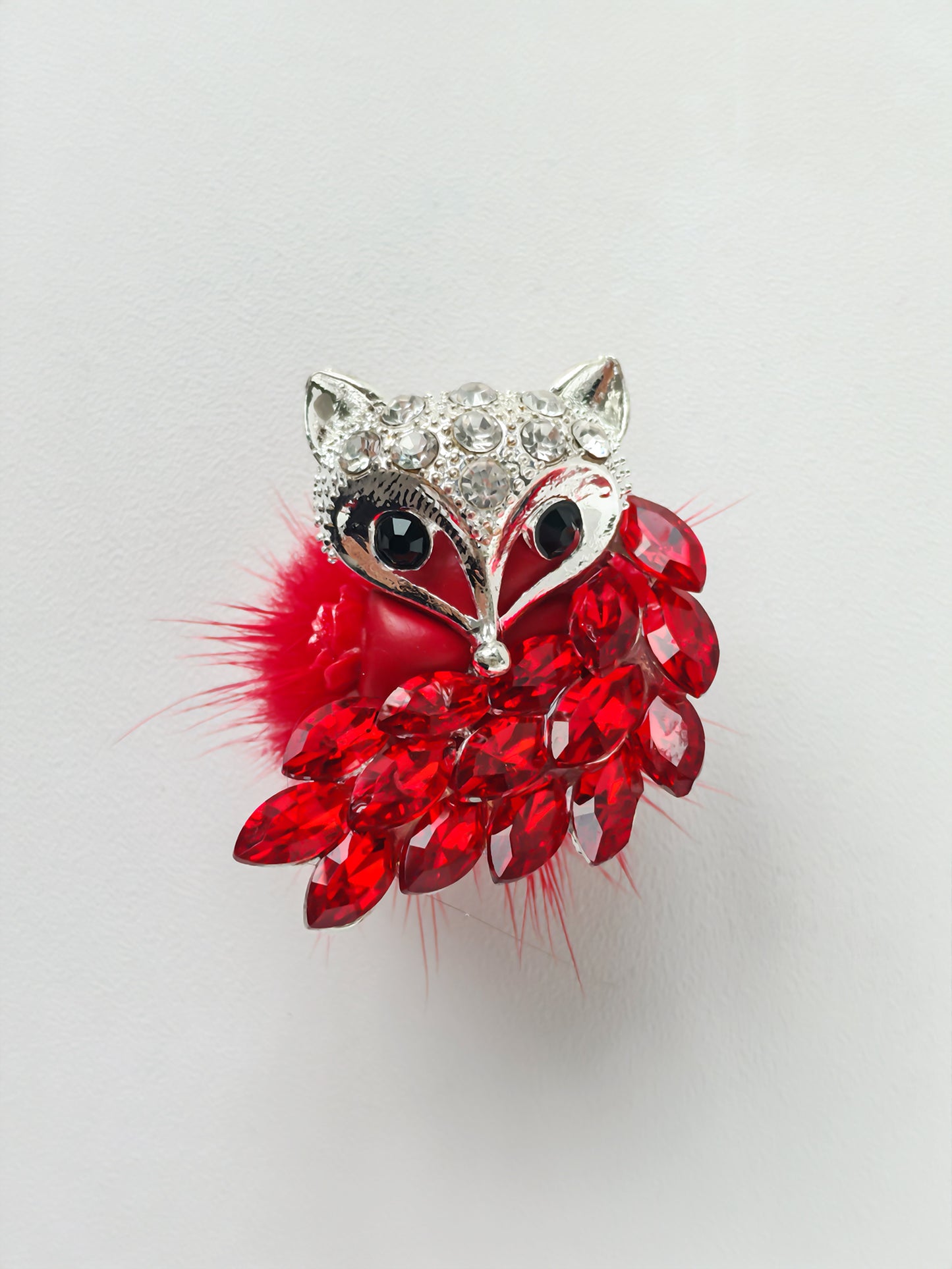 C52052 Fancy Diamond Fox Suitable For Bead Pens, Mobile Phone Pendants, Key Chains And Bags DIY Jewelry Craft Accessories