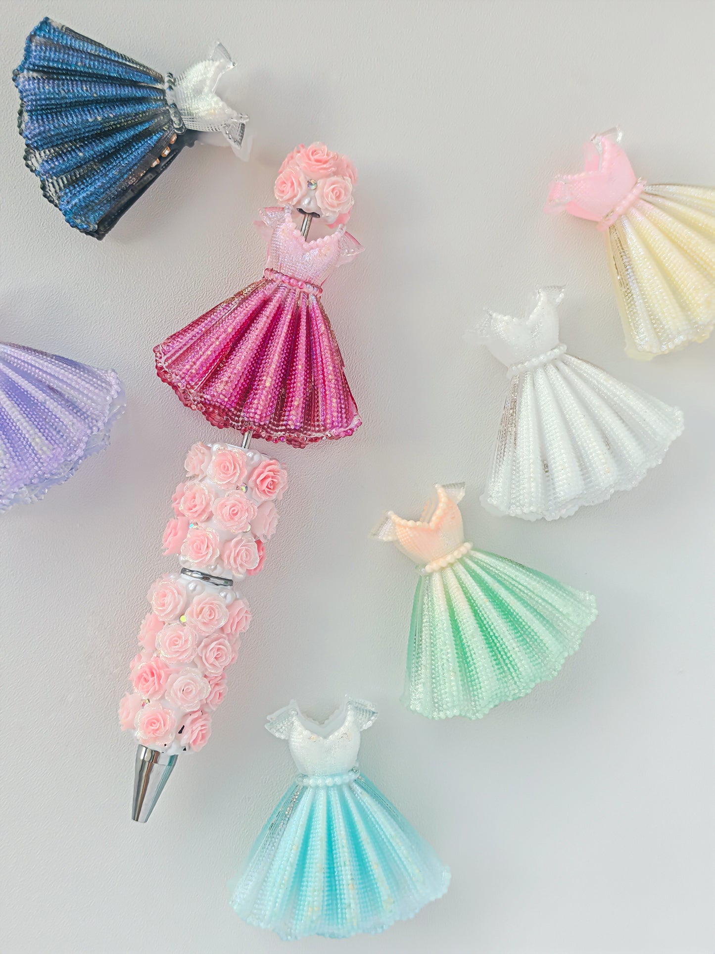 C52053 Fancy beads,Luminous dress   Suitable For Bead Pens, Mobile Phone Pendants, Key Chains And Bags DIY Jewelry Craft Accessories