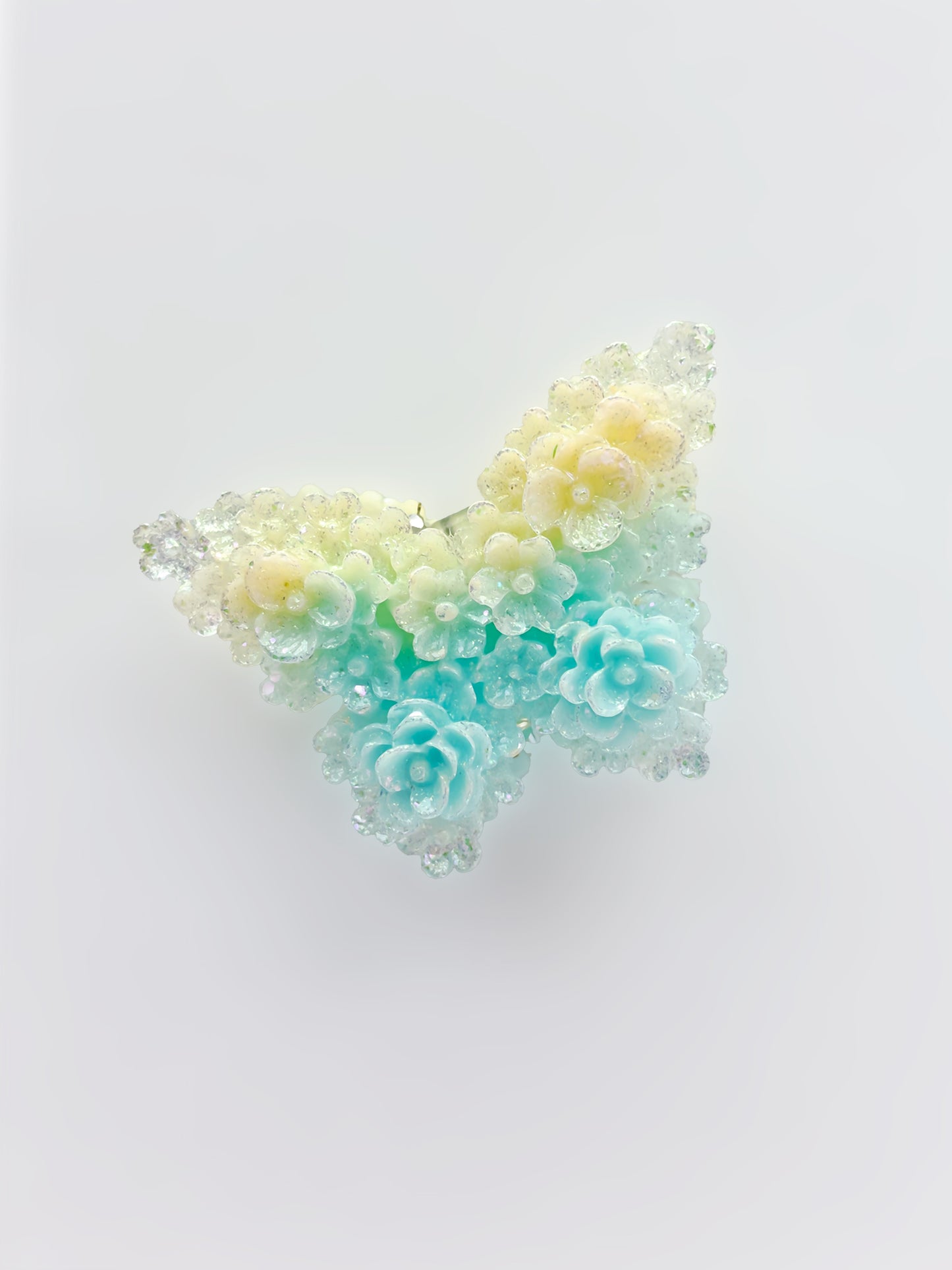 C52054 fancy beads,resin gradient color butterfly Suitable For Bead Pens, Mobile Phone Pendants, Key Chains And Bags DIY Jewelry Craft Accessories