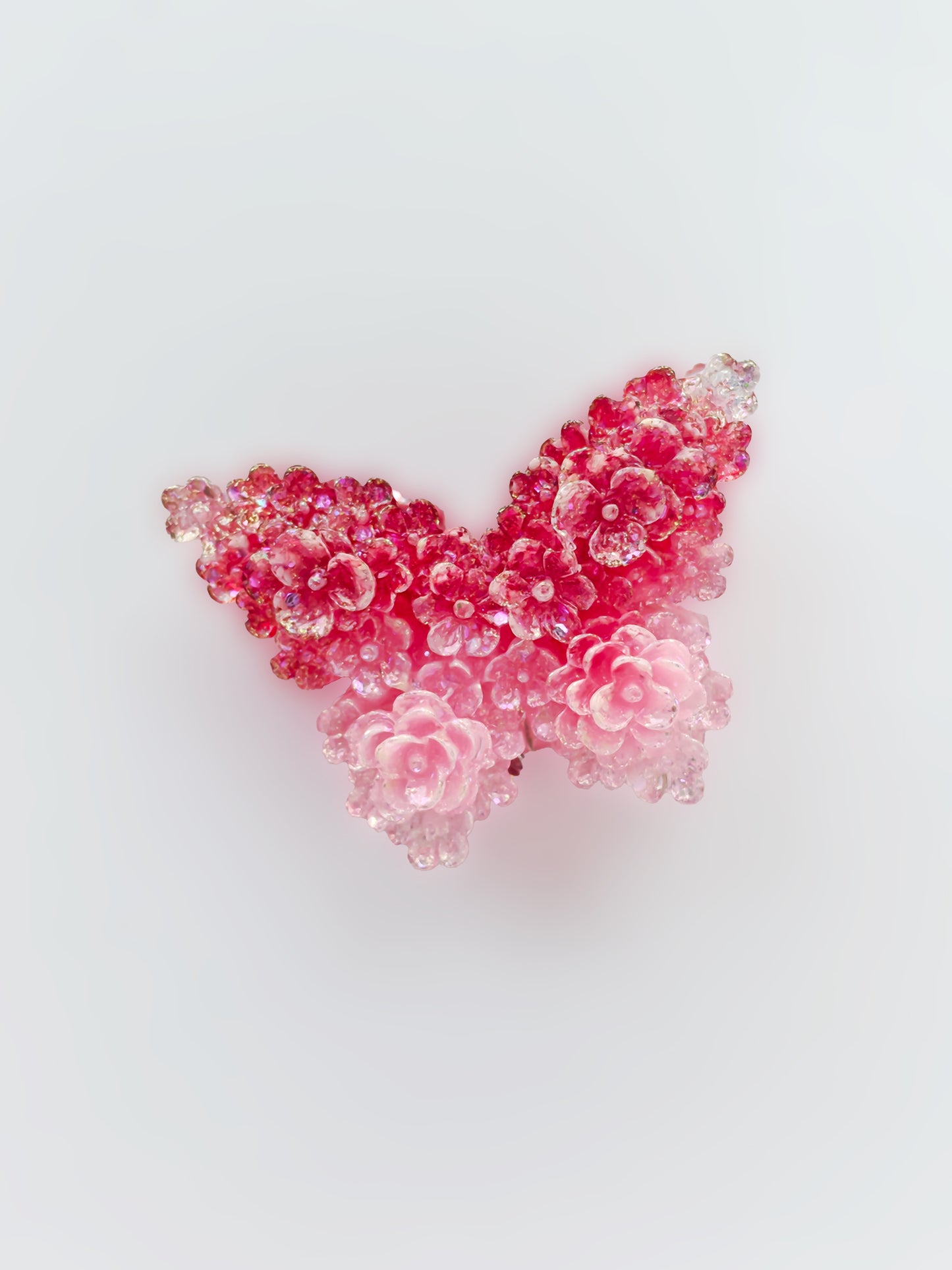 C52054 fancy beads,resin gradient color butterfly Suitable For Bead Pens, Mobile Phone Pendants, Key Chains And Bags DIY Jewelry Craft Accessories