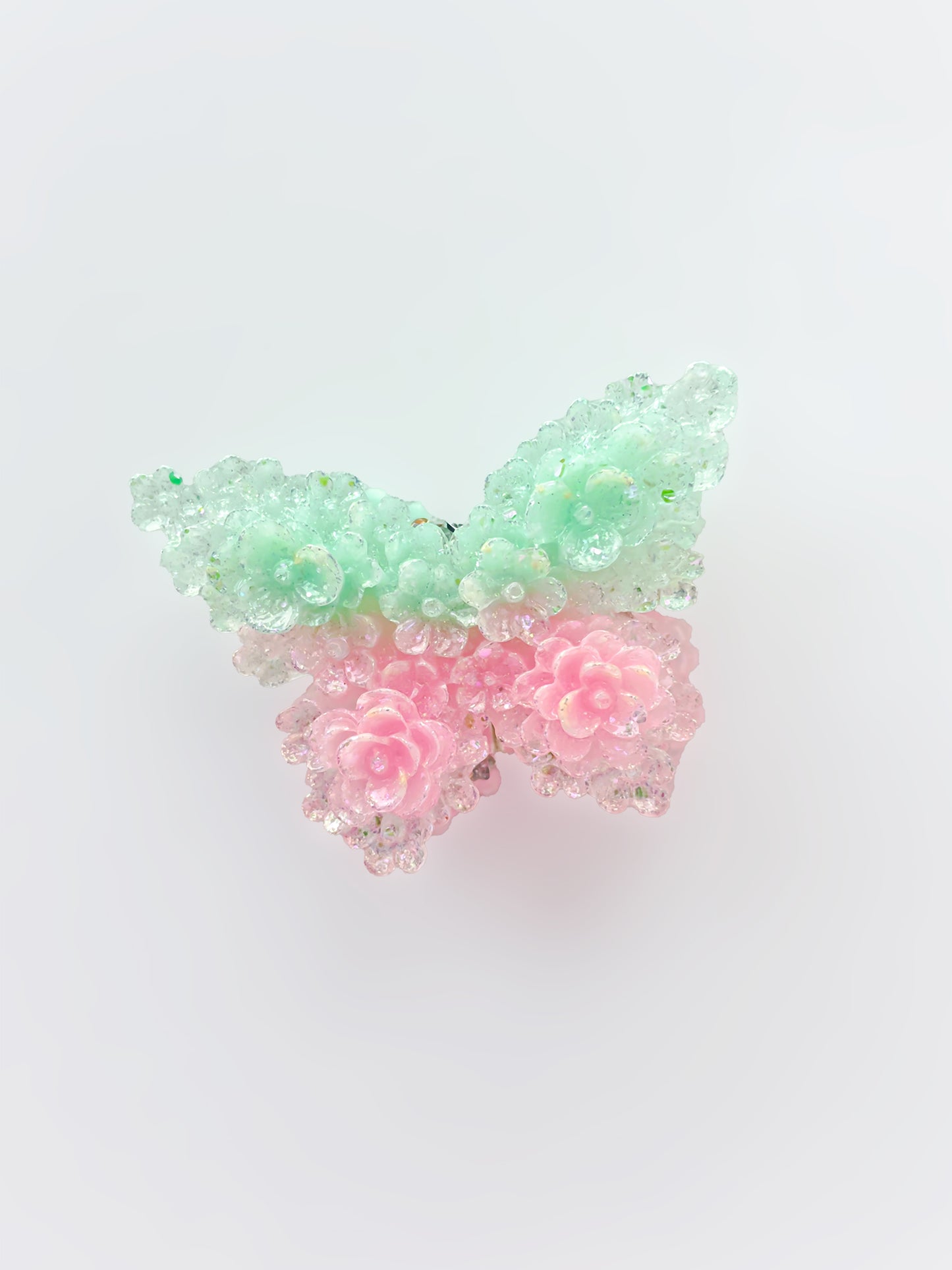 C52054 fancy beads,resin gradient color butterfly Suitable For Bead Pens, Mobile Phone Pendants, Key Chains And Bags DIY Jewelry Craft Accessories
