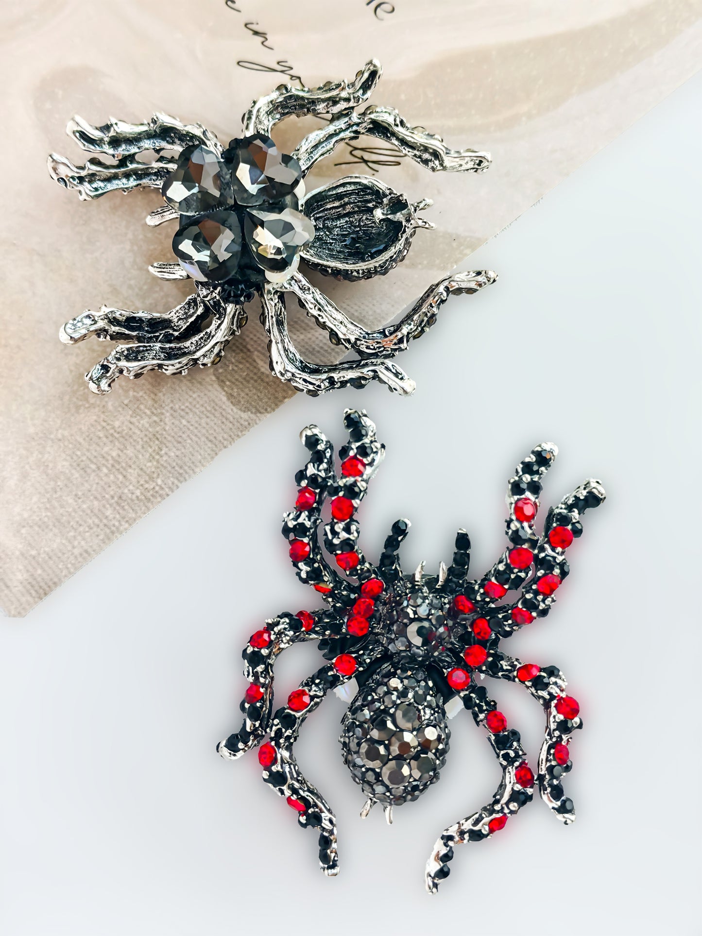 C52056 Exquisite Large-Sized Metal Spider Bead Fancy Bead  Bling Bracelet Necklace  Crafts Jewelry Making Supplies