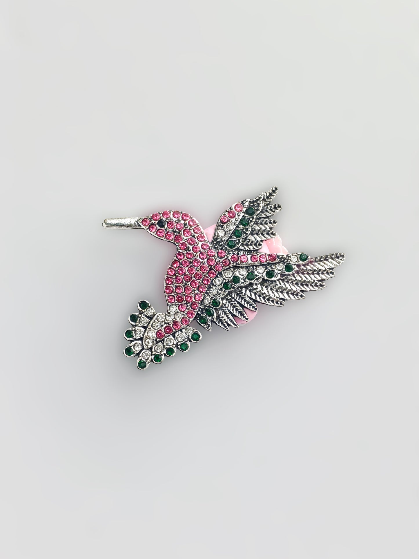 C52059 Fancy Bead Metal Diamond Engraved Bird  Straight Hole Beads Suitable For Bead Pens, Mobile Phone Pendants, Key Chains And Bags DIY Jewelry Craft Accessories