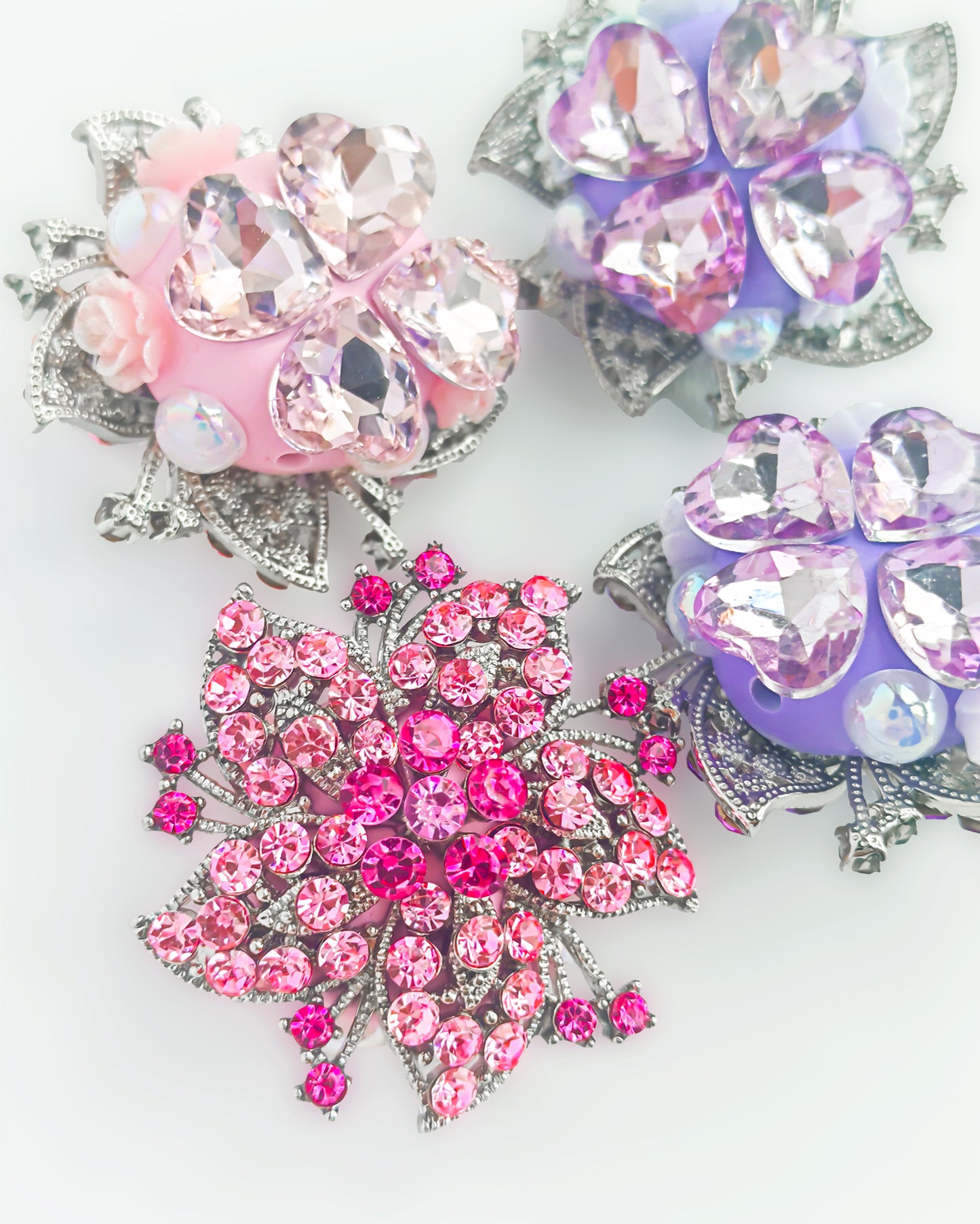 C52064 Metal Pentagonal Sea Star Flower, Suitable For Bead Pens, Mobile Phone Pendants, Key Chains And Bags DIY Jewelry Craft Accessories
