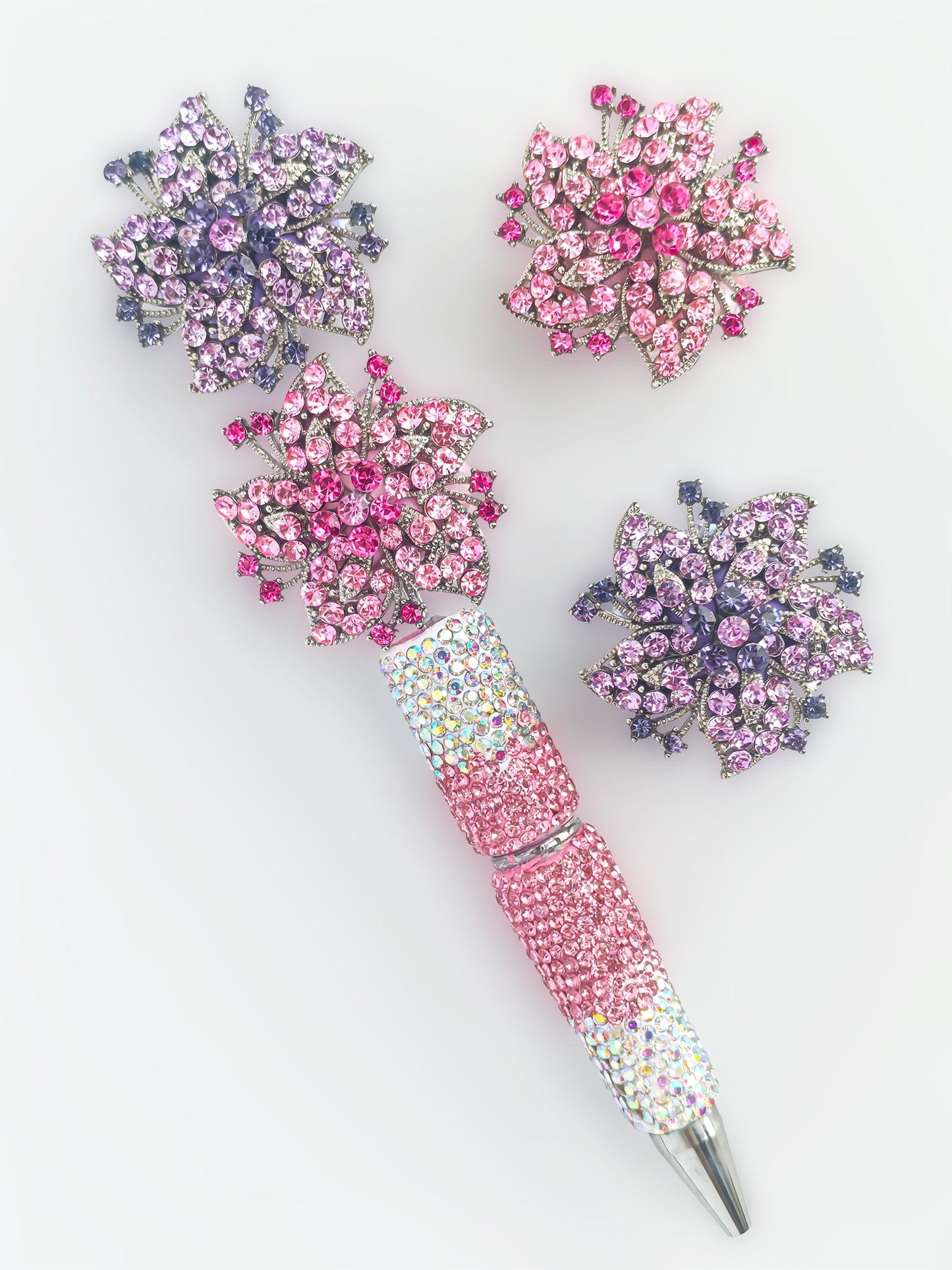 C52064 Metal Pentagonal Sea Star Flower, Suitable For Bead Pens, Mobile Phone Pendants, Key Chains And Bags DIY Jewelry Craft Accessories