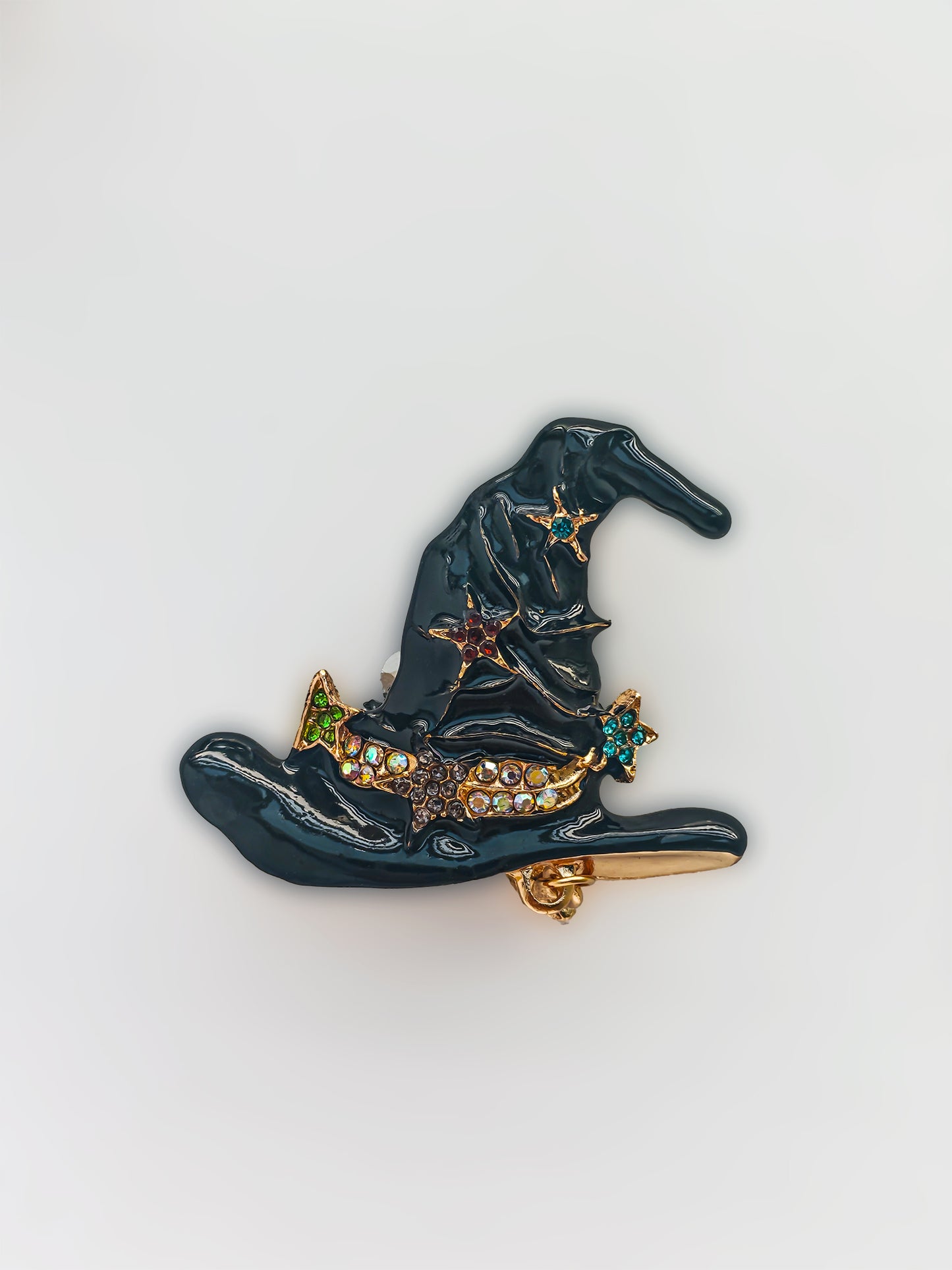 C52069 Metal Magic Hat, The witch's magic hat, Magical and retro design Suitable For Bead Pens, Mobile Phone Pendants, Key Chains And Bags DIY Jewelry Craft Accessories