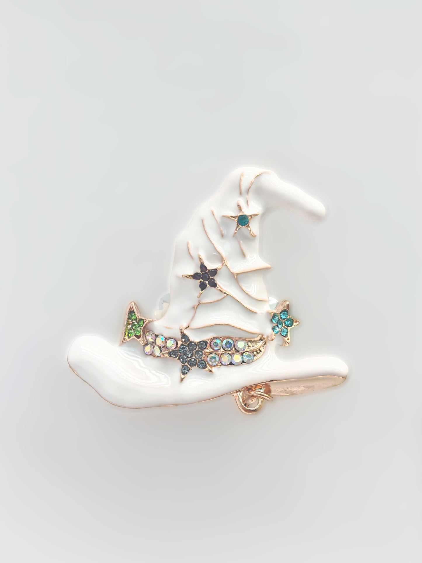 C52069 Metal Magic Hat, The witch's magic hat, Magical and retro design Suitable For Bead Pens, Mobile Phone Pendants, Key Chains And Bags DIY Jewelry Craft Accessories