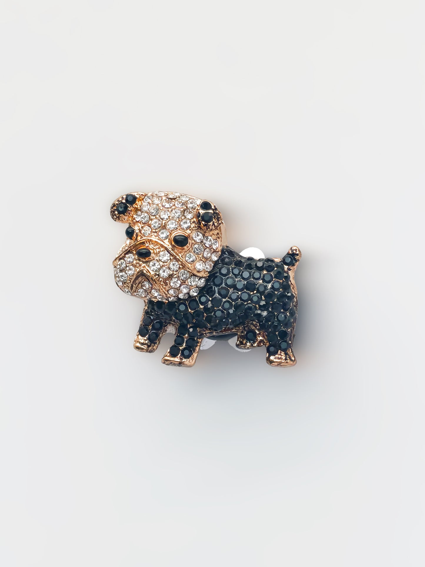 C52072 Metal Dog, Cute Pug Suitable For Bead Pens, Mobile Phone Pendants, Key Chains And Bags DIY Jewelry Craft Accessories
