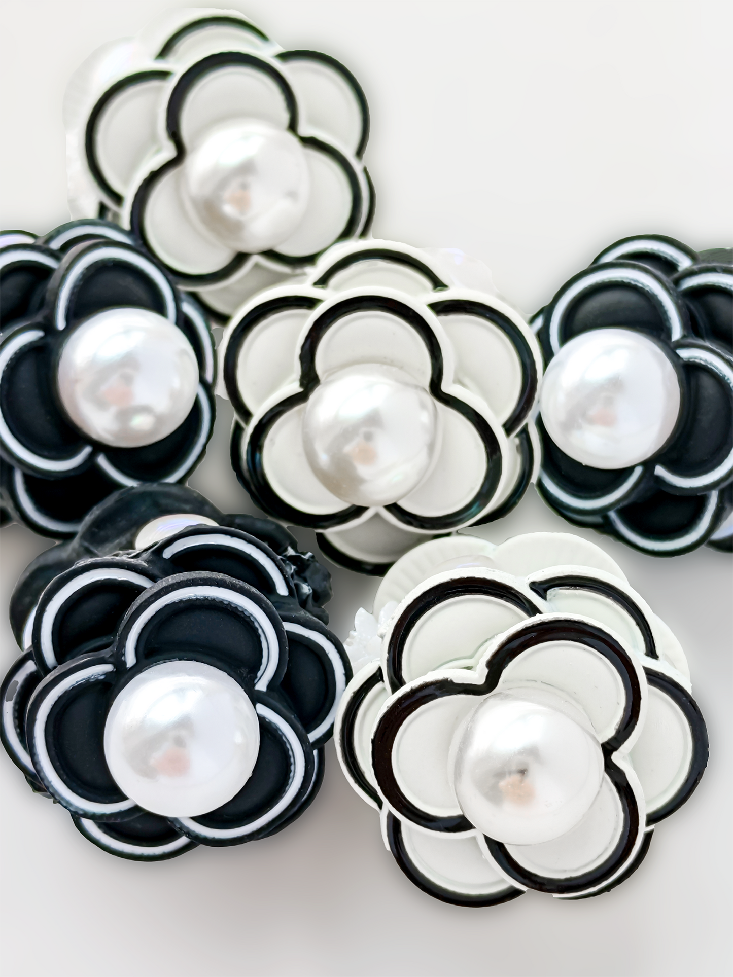 C52074 Metal Camellia, Chanel style equivalent Flower, Creative Retro Fashion Accessory Diy Pens Phone Chains