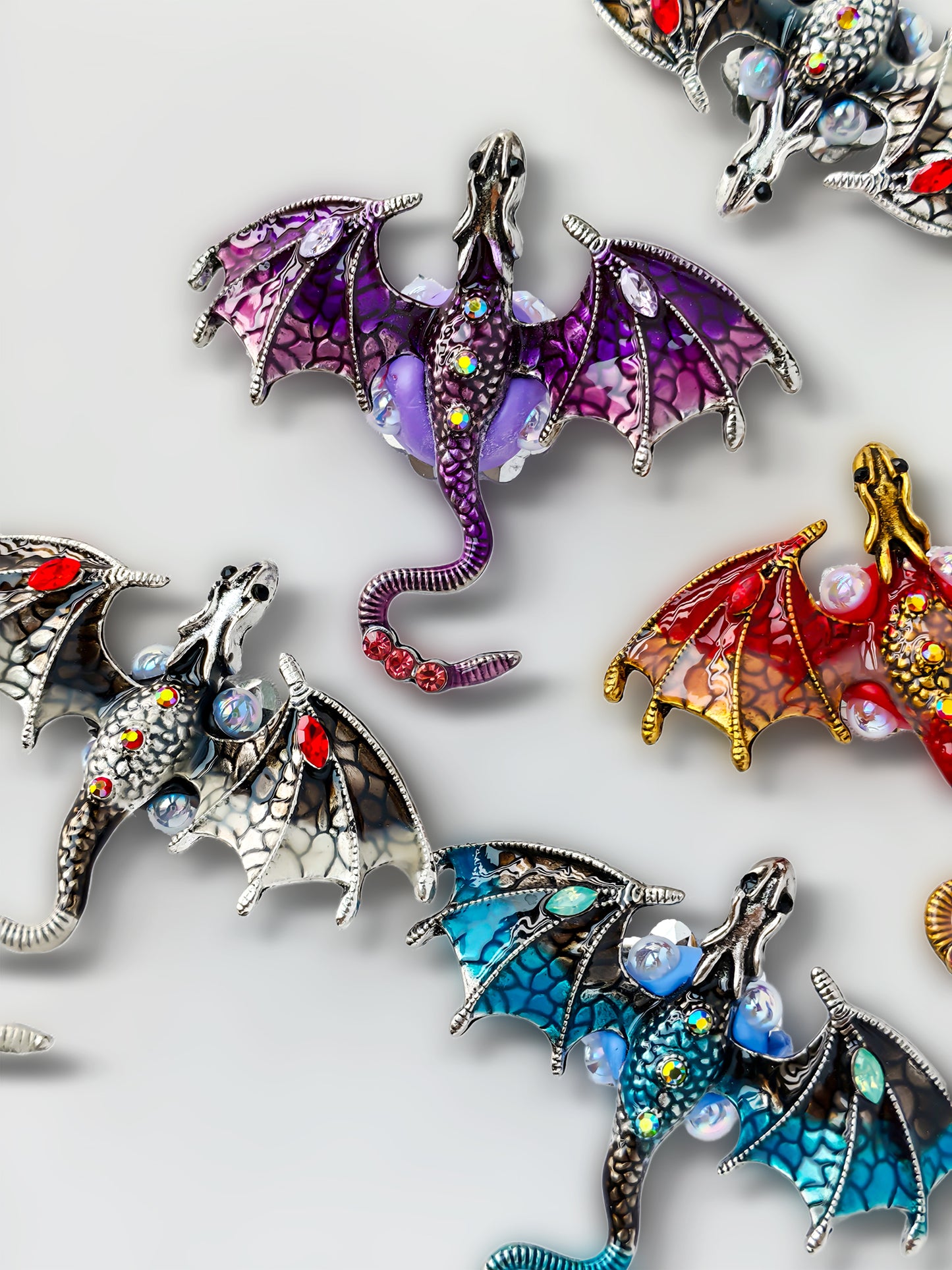 C52079 Pterosaur, The Dragon Design Suitable For Bead Pens, Mobile Phone Pendants, Key Chains And Bags DIY Jewelry Craft Accessories