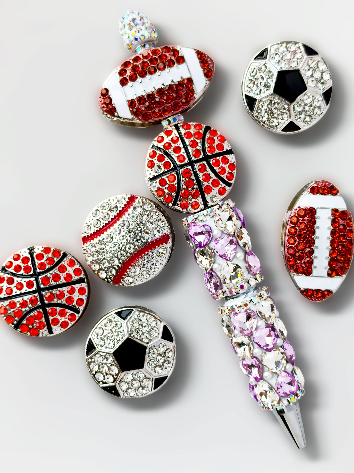 C52081 Metal balls, Great For Making Earrings, Necklaces, Keychains, Shoes And Watch Accessories