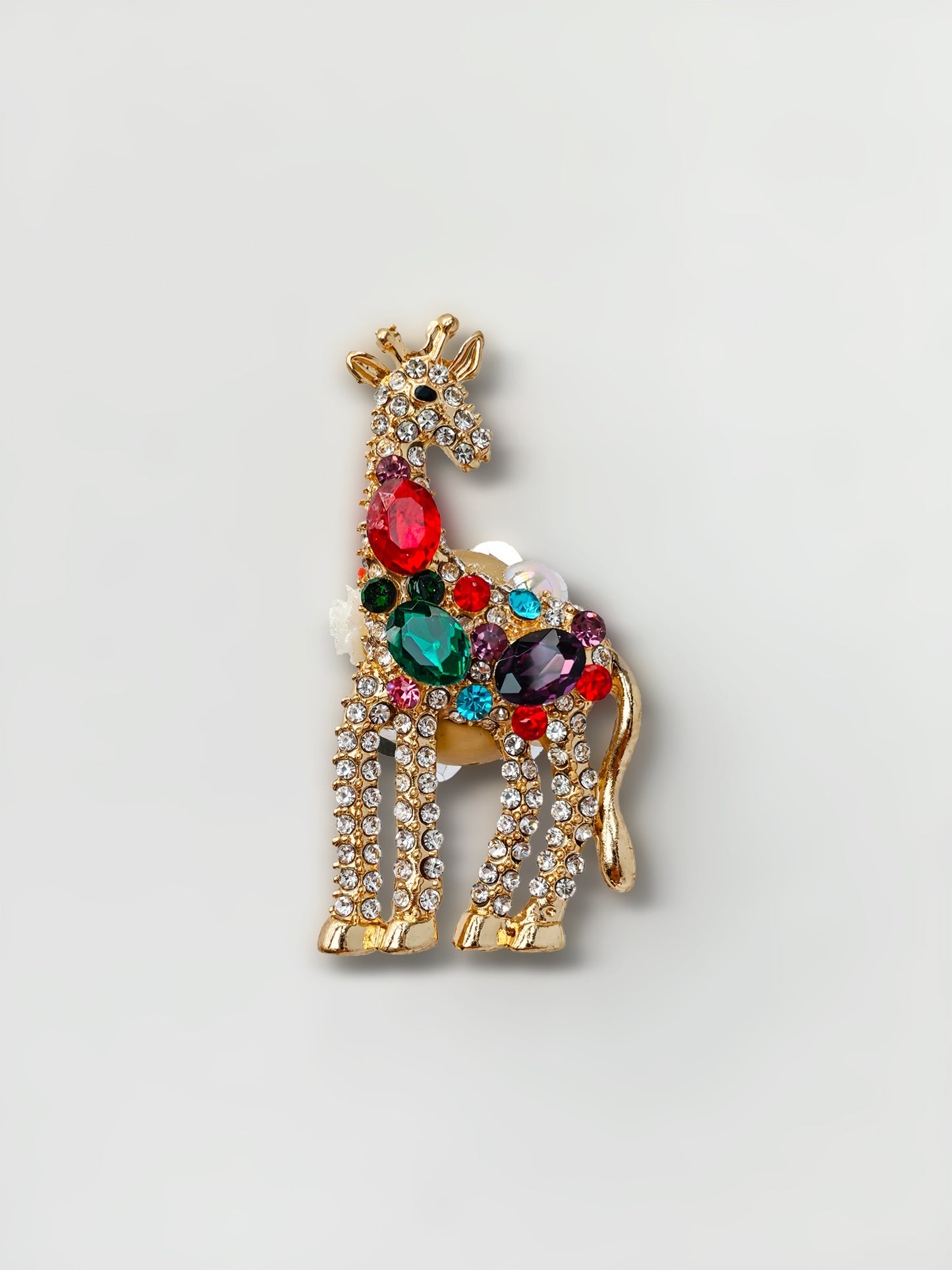 C52082 Metal Stilted Giraffe,  Suitable For DY Bracelet, Necklace, Keychain, Phone Charm, Diy Pens, Colored bead