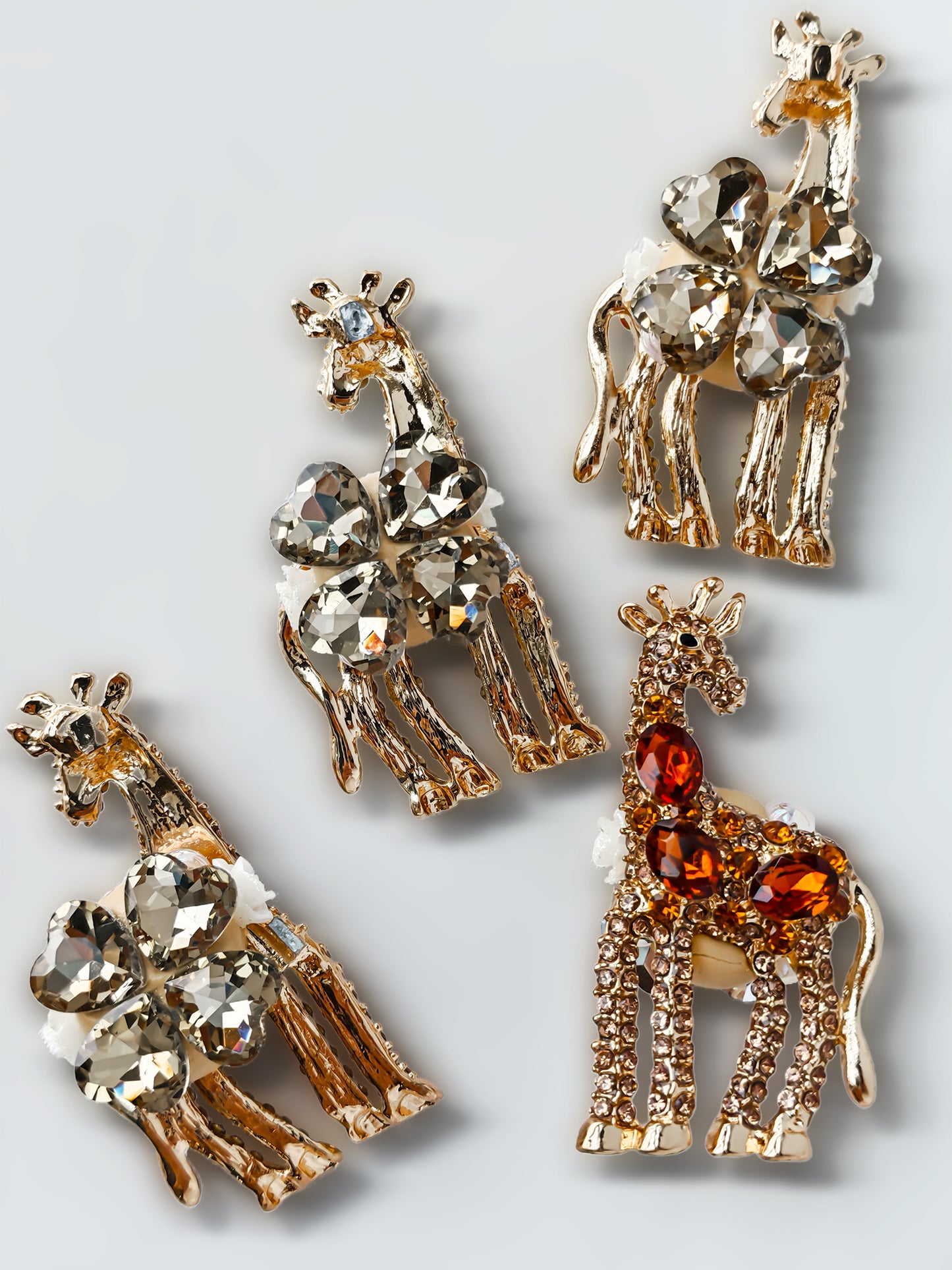 C52082 Metal Stilted Giraffe,  Suitable For DY Bracelet, Necklace, Keychain, Phone Charm, Diy Pens, Colored bead