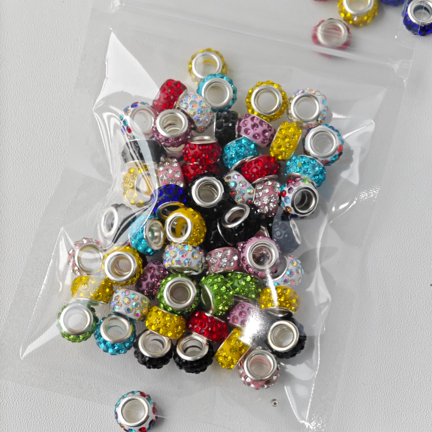 AA0129 Mixed-color Fancy Beads For Jewelry Making DIY Keychain Pen Gifts Accessories Girly Style Couple Bracelet Mobile Phone Chain Handmade Supplies，Diy Pens, Phonechains,Keychain
