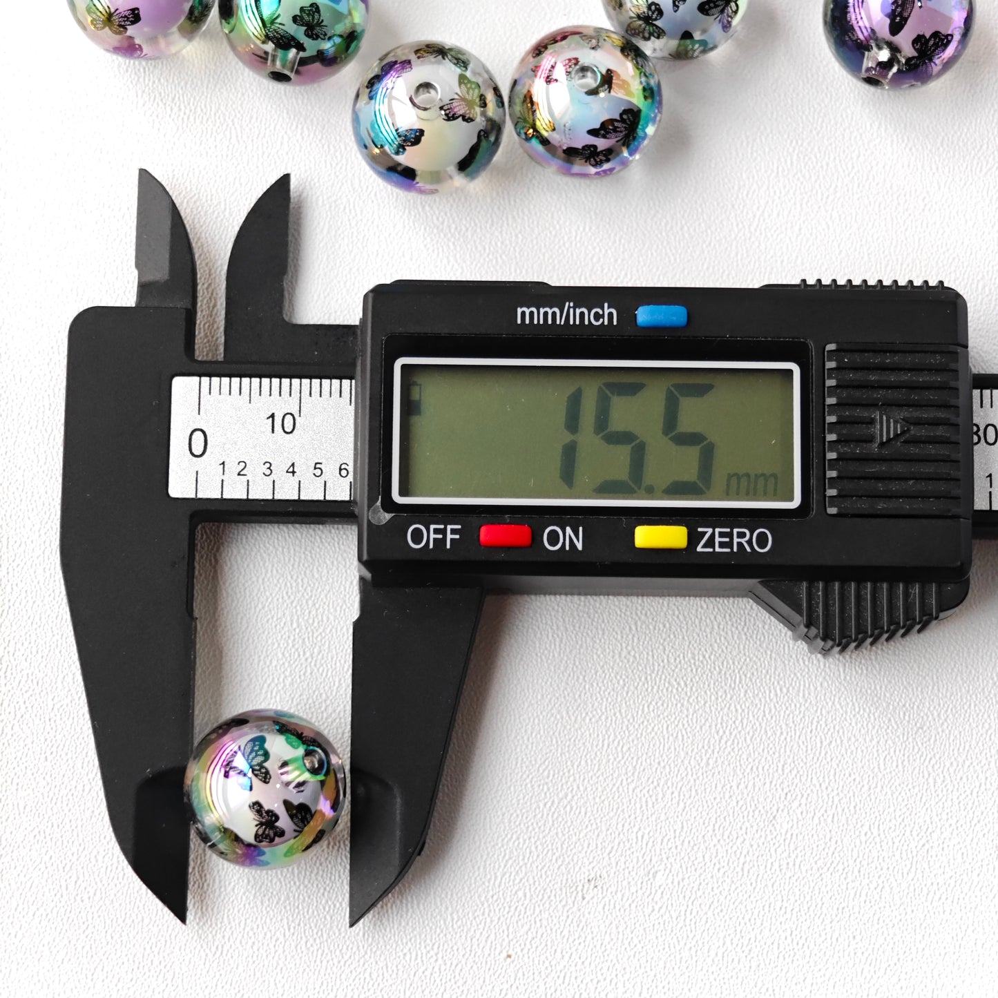 AA0130 Butterfly-patterned Acrylic Beads, For DIY Jewelry Making, Suitable For Bracelets, Necklaces, Phone Straps, Keychains