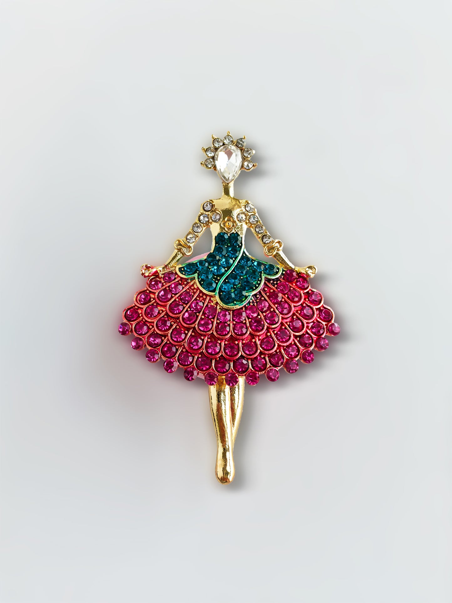 C52087 Metal Ballet Dress Girl ,Enthusiastic Color Schemes And Exquisite Craftsmanship Suitable For Necklace, Bracelet, Phone Chain, Bag Charms,&nbsp;Key-chain