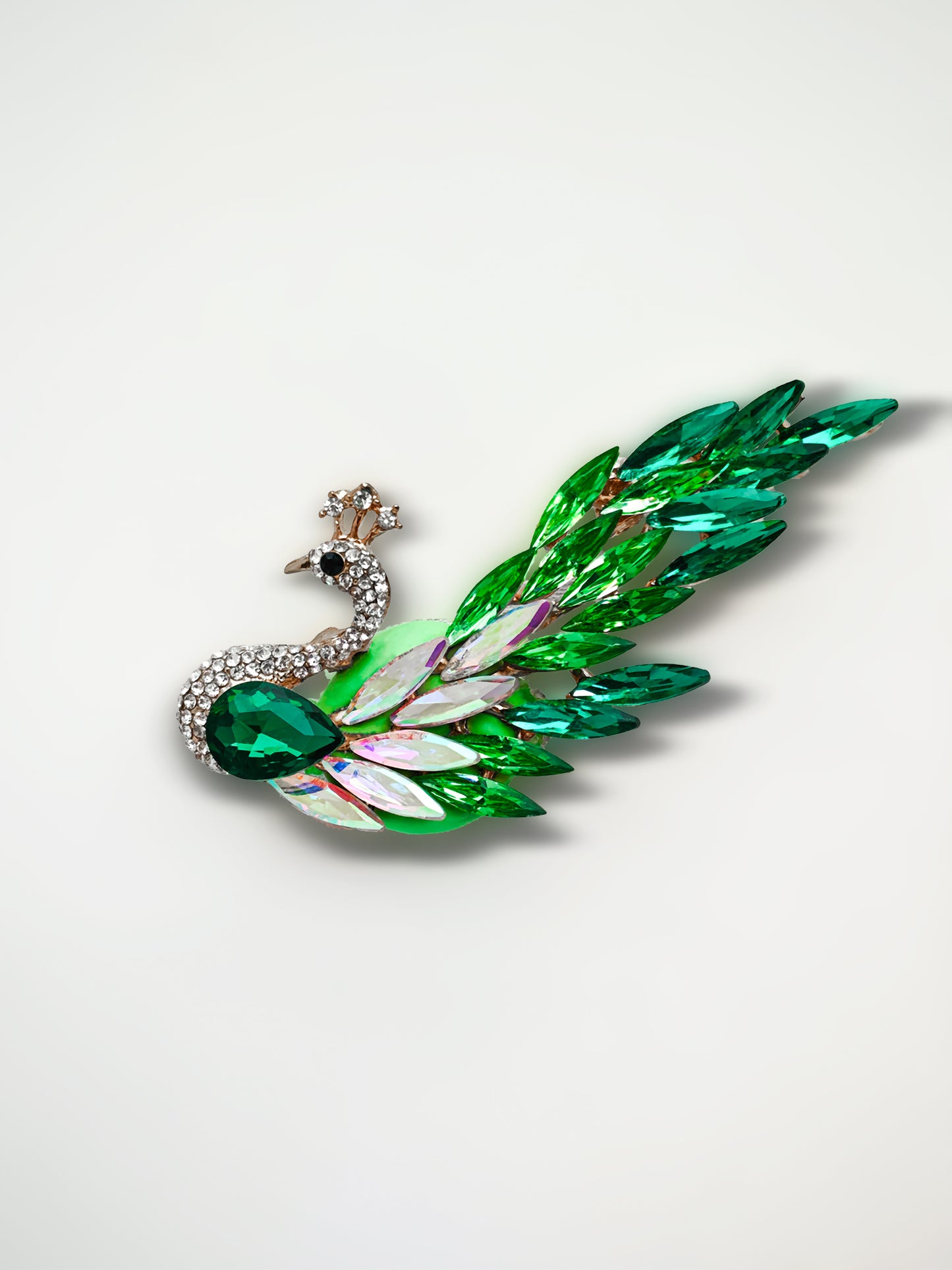 C52089 Metal Diamond-Studded Swan Suitable For Bead Pens, Mobile Phone Pendants, Key Chains And Bags DIY Jewelry Craft Accessories