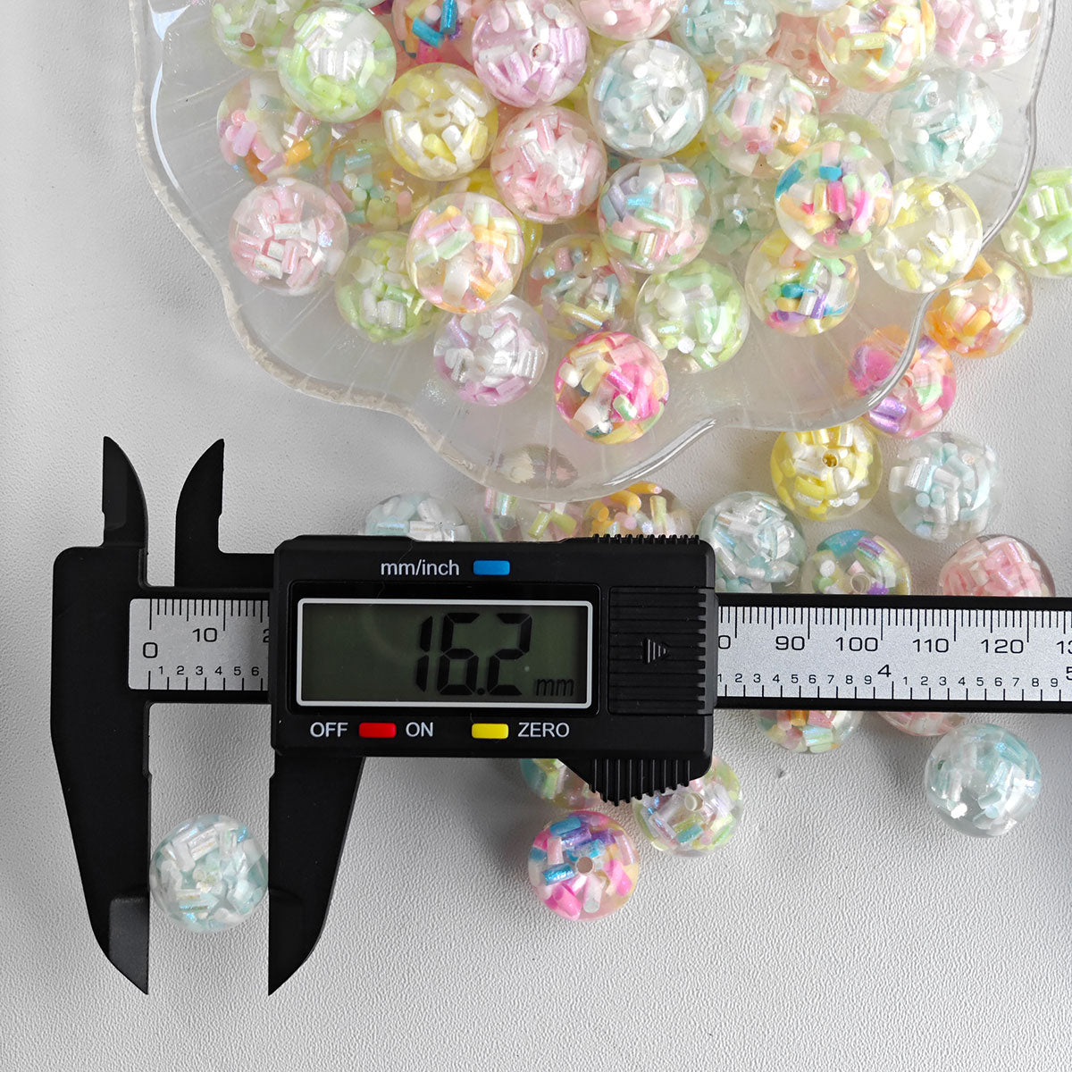 AA0135 Pastel Confetti Resin Beads, Bestseller&nbsp;Craft Essentials Suitable For Necklace, Bracelet, Phone Chain, Bag Charms,&nbsp;Key-chain
