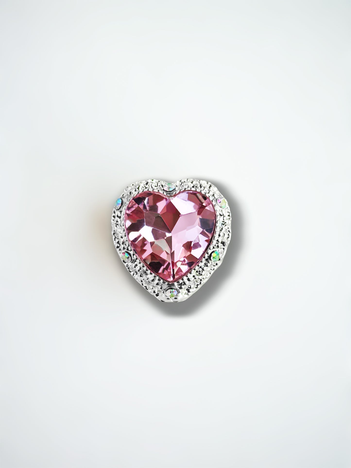 C52097 Heart-Shaped Diamond, Metal Colorful Fance Suitable For DIY Bracelet, Necklace, Keychain, Durable Jewelry Making Supplies, DIY Pens, Phonechains