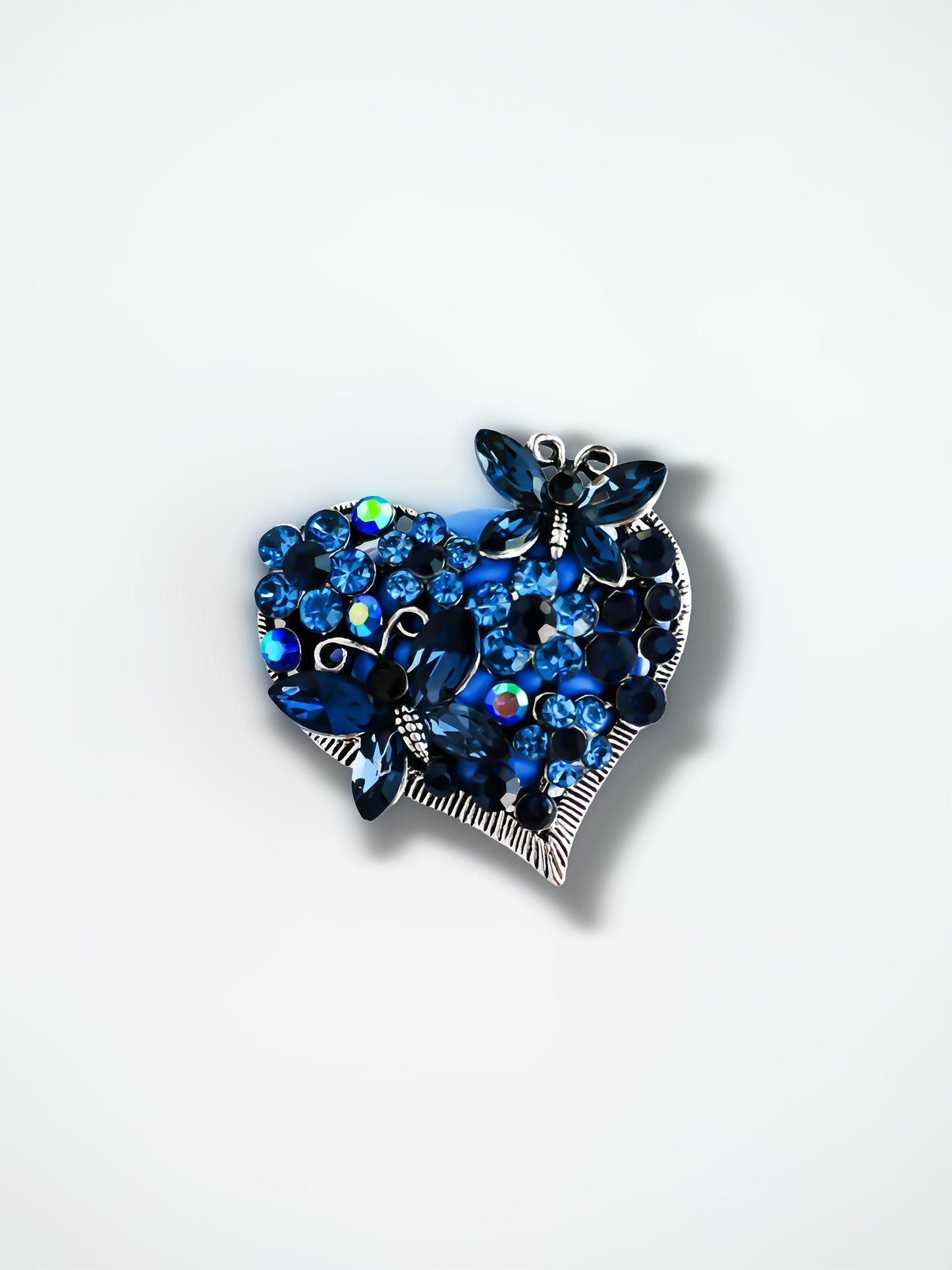 C52100 Metal Valentine's Day Hearts, Butterflies and Flowers Suitable For Bead Pens, Mobile Phone Pendants, Key Chains And Bags DIY Jewelry Craft Accessories