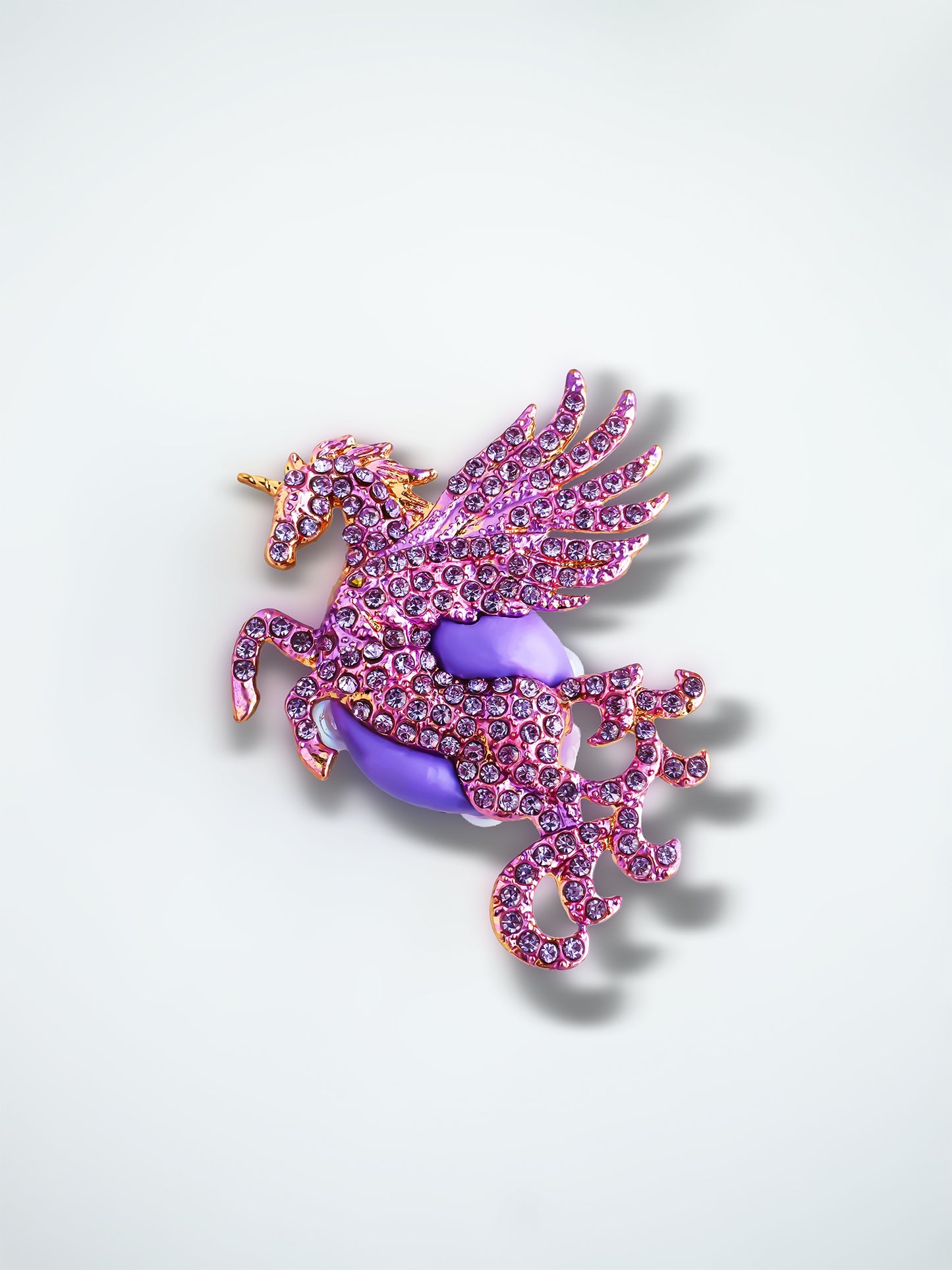 C52101 Metal Creative Unicorn Angel Horse Suitable For Bead Pens, Mobile Phone Pendants, Key Chains And Bags DIY Jewelry Craft Accessories