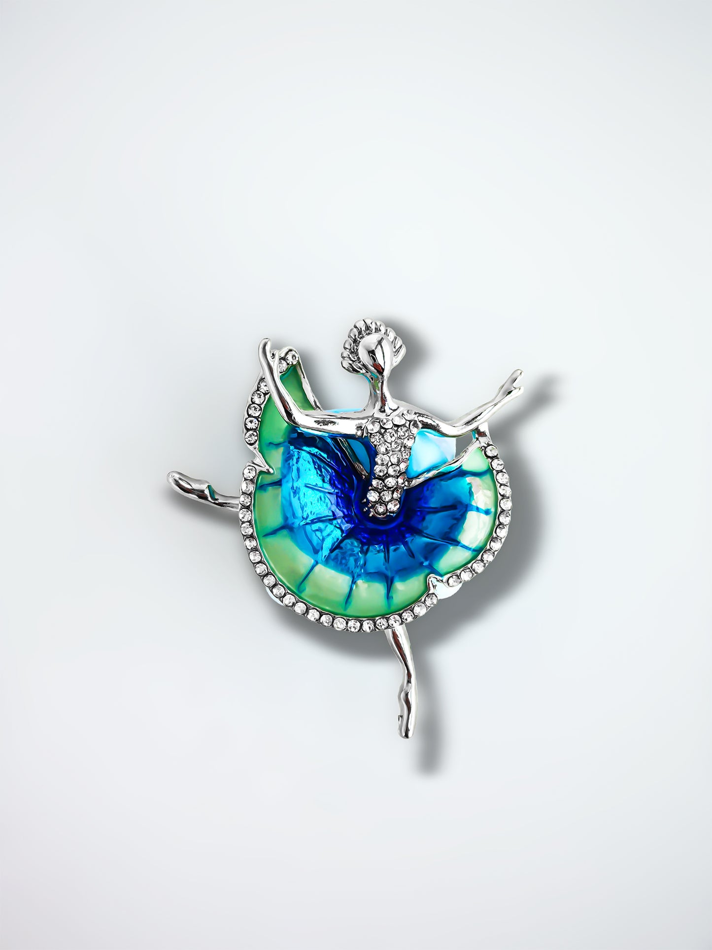 C52108 Metal Creative Swan Ballet Girl Suitable For Necklace, Bracelet, Phone Chain, Bag Charms, Key-chain