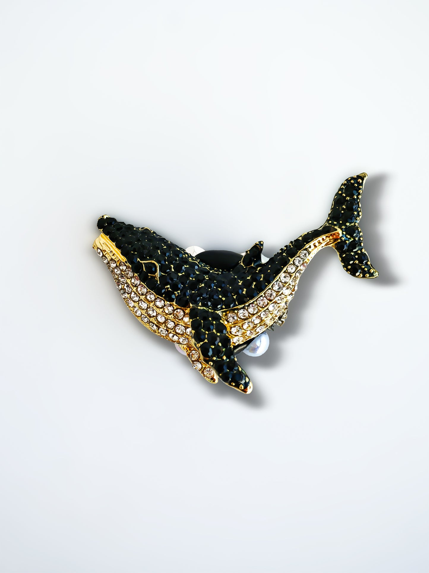C52107 Metal Creative Deep-Sea Whale Suitable For Bead Pens, Mobile Phone Pendants, Key Chains And Bags DIY Jewelry Craft Accessories
