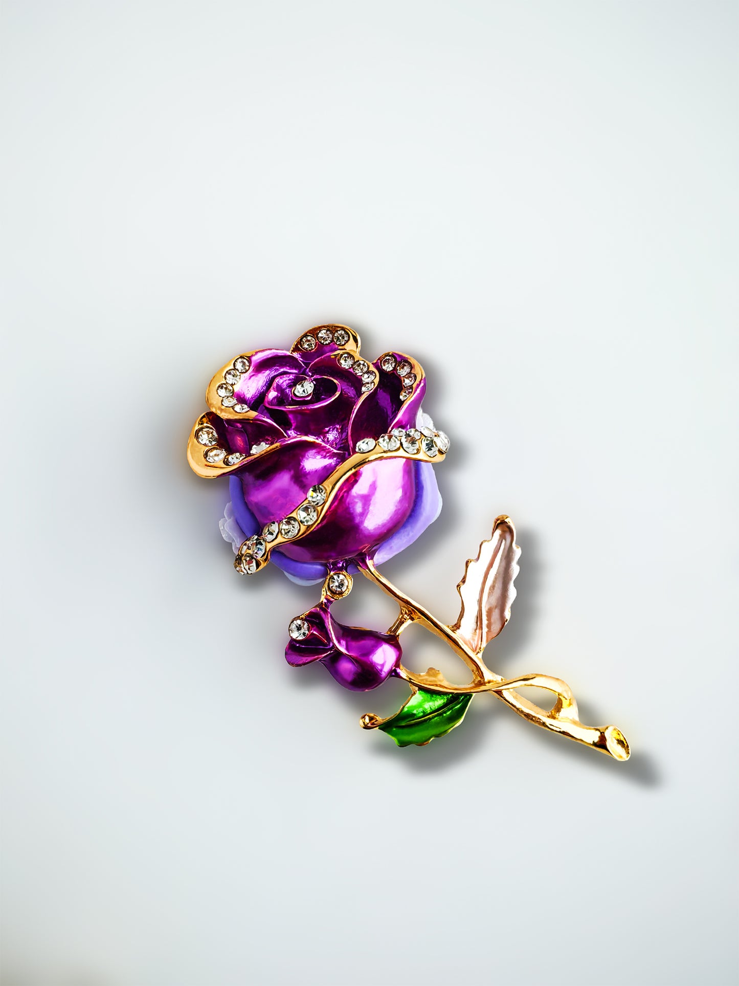 C52115 Metal Valentine's Day Single Rose, Retro design  Suitable For Necklace, Bracelet, Phone Chain, Bag Charms, Key-chain