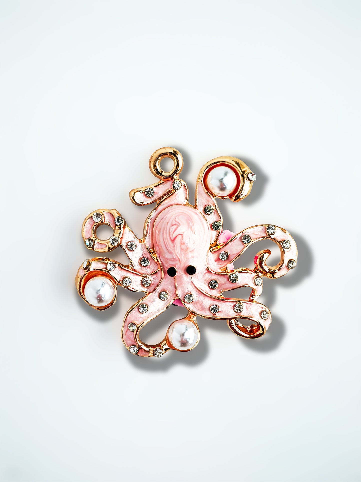 C52117 Metal Octopus Cute fairy tale style, Suitable For Bead Pens, Mobile Phone Pendants, Key Chains And Bags DIY Jewelry Craft Accessories