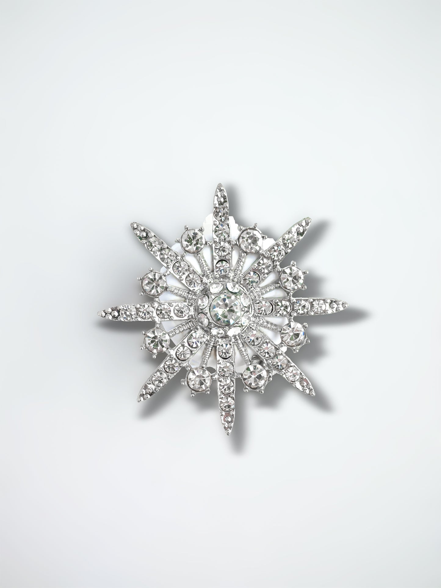 C52118 Metal Star Anise Snowflake Suitable For Bead Pens, Mobile Phone Pendants, Key Chains And Bags DIY Jewelry Craft Accessories