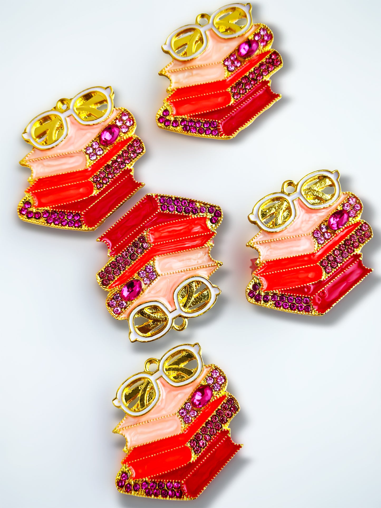 C52125 Metal Book Accessories  Suitable For Necklace, Bracelet, Phone Chain, Bag Charms, Key-chain